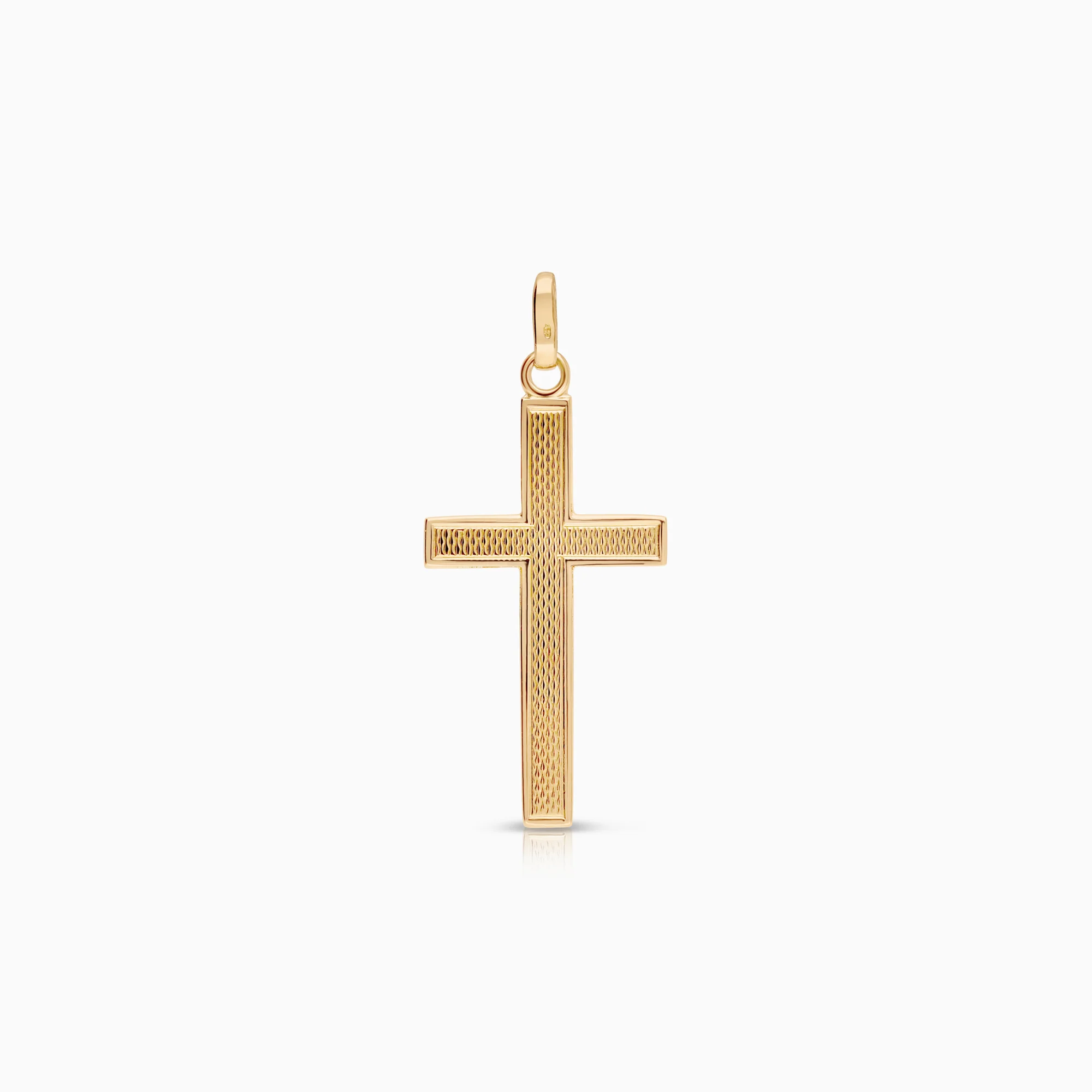 Cross pendant 1.09g 18K gold