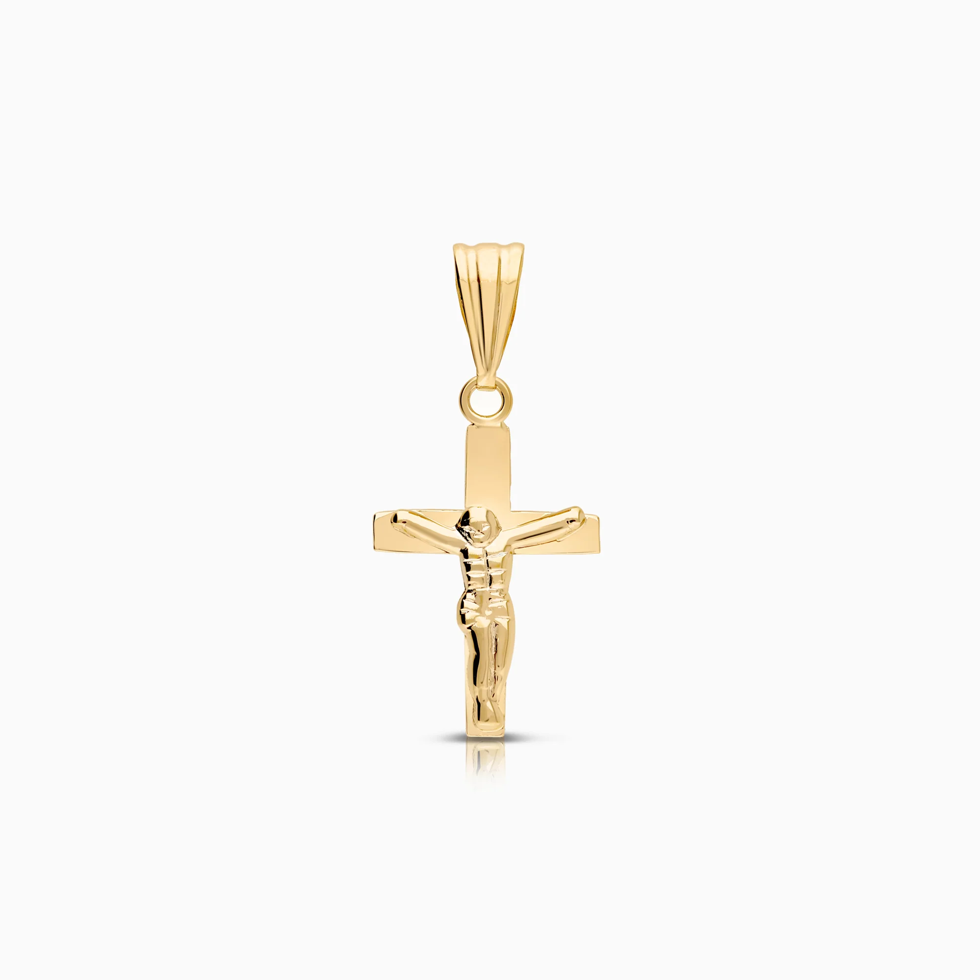 Cross pendant 1.10g 18K gold