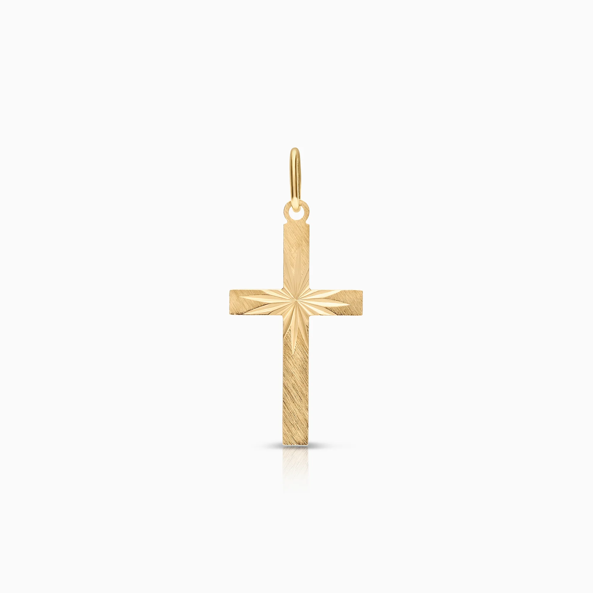 Cross pendant 1.49g 18K gold