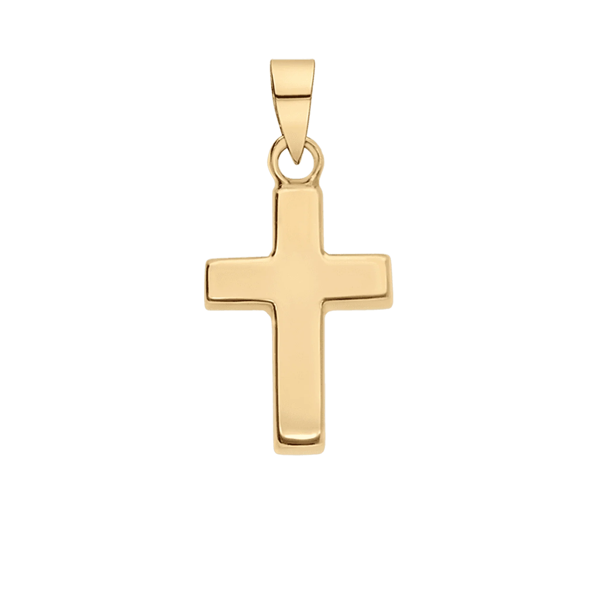Cross pendant 1.0g 18K gold - Image 2