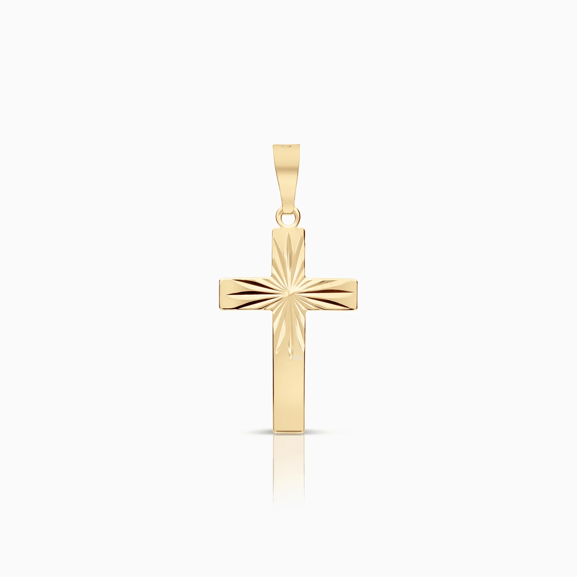Cross pendant 1.10g 18K gold