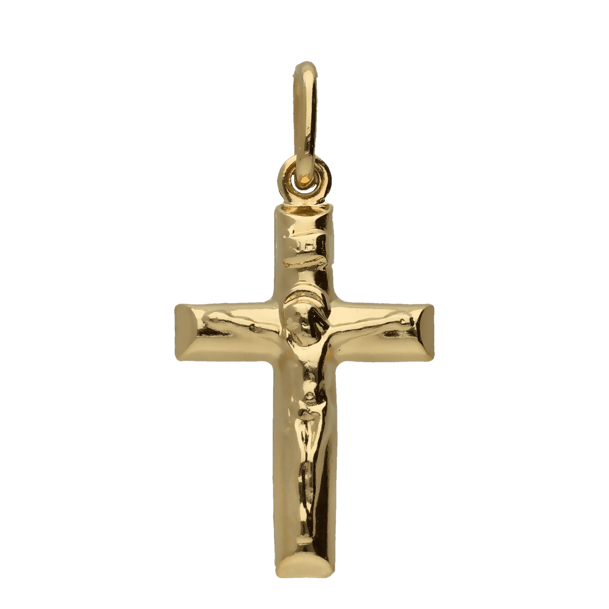 Pendant cross 1.55g 18K gold - Image 2