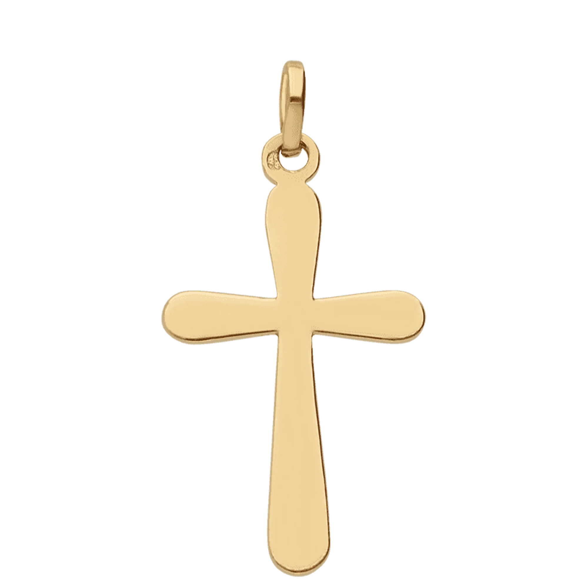 Cross pendant 1.72g 18K gold - Image 2