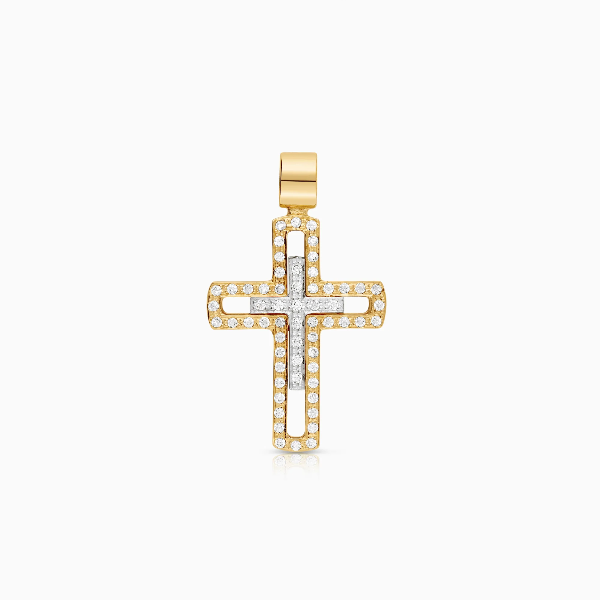 Cross pendant 3.93g 14K gold