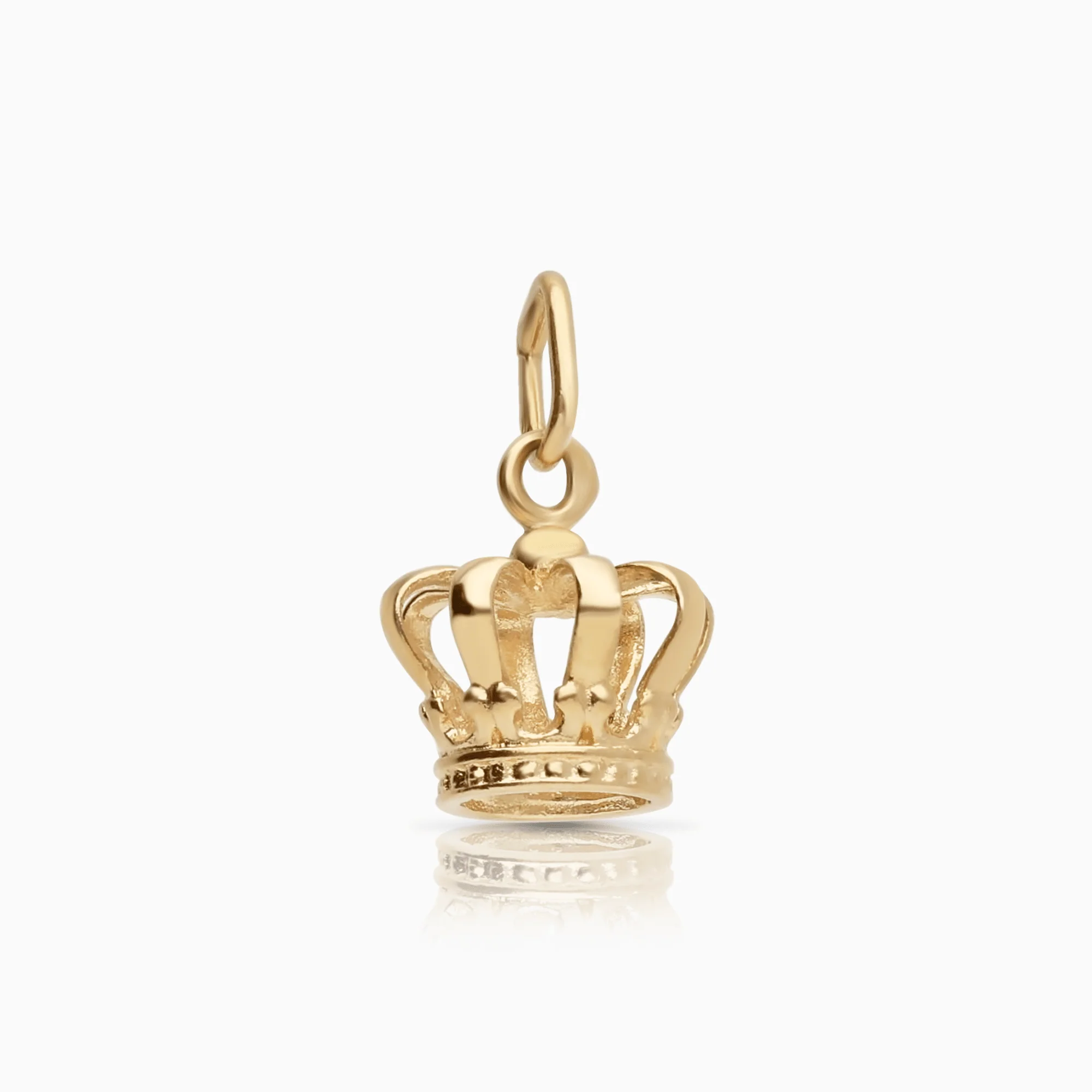 Crown pendant 1.11g 18K gold