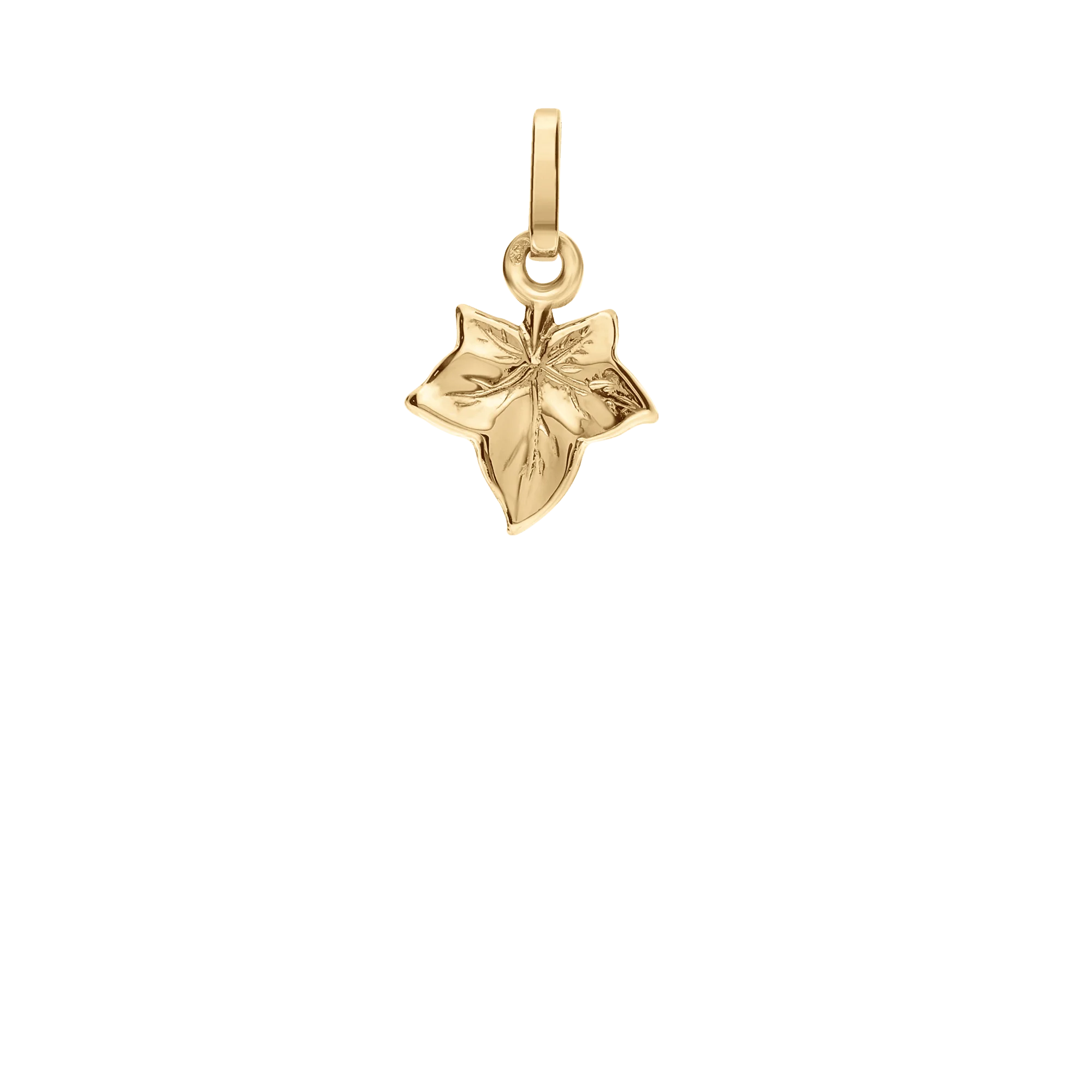 Maple leaf pendant 0.63g 18K gold - Image 2