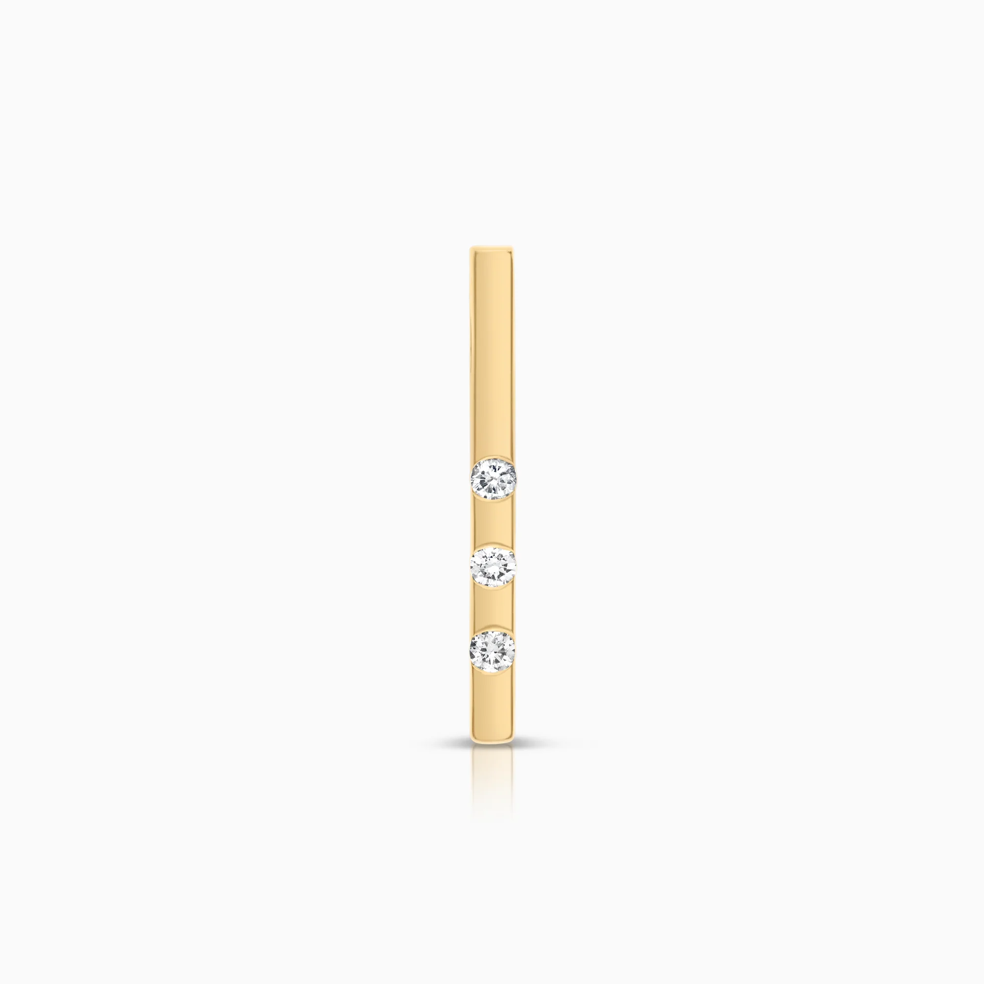 Pendant with diamonds 0.15ct 18K gold