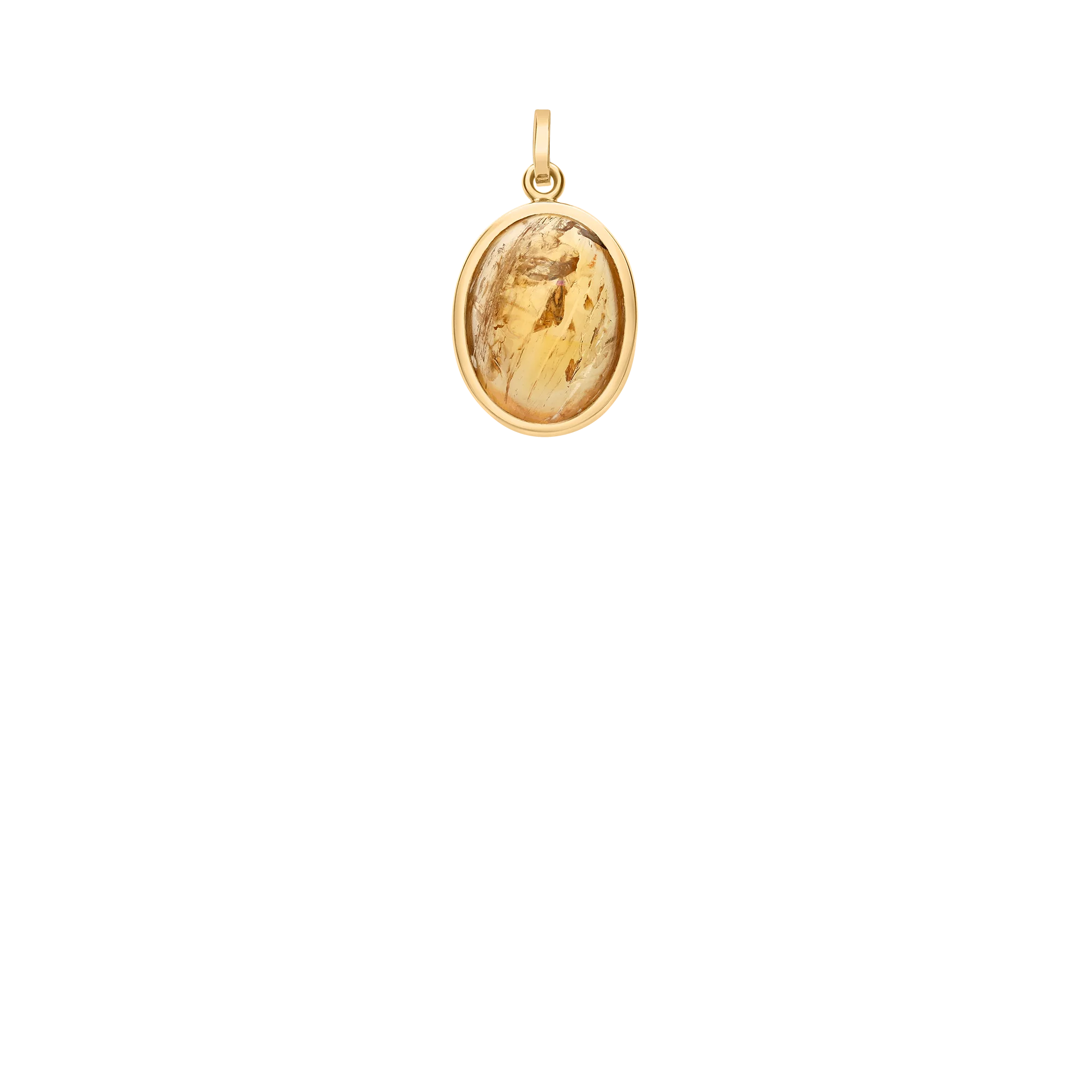 Pendant with topaz 4.34g 18K gold - Image 2