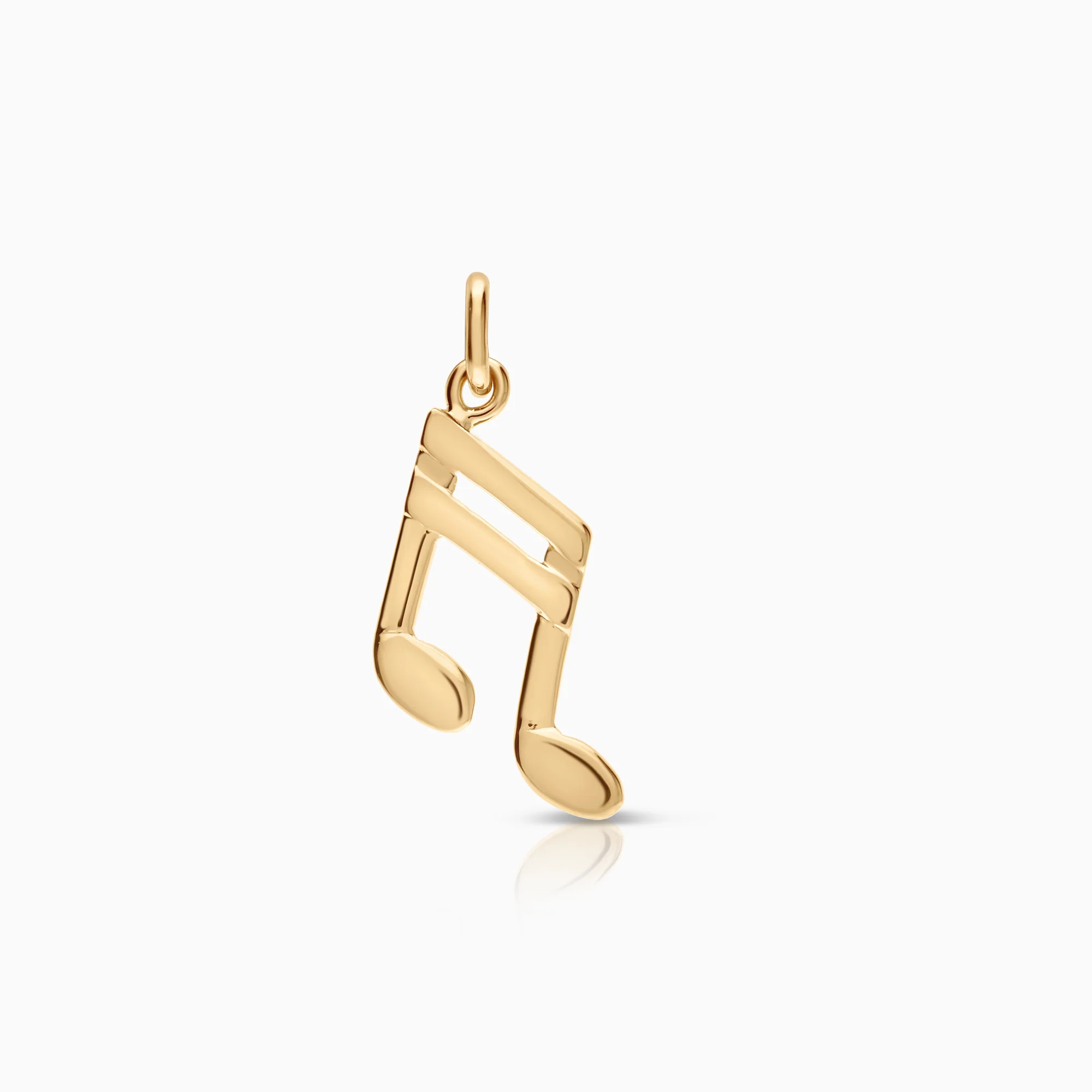 Note pendant 2.49g 18K gold
