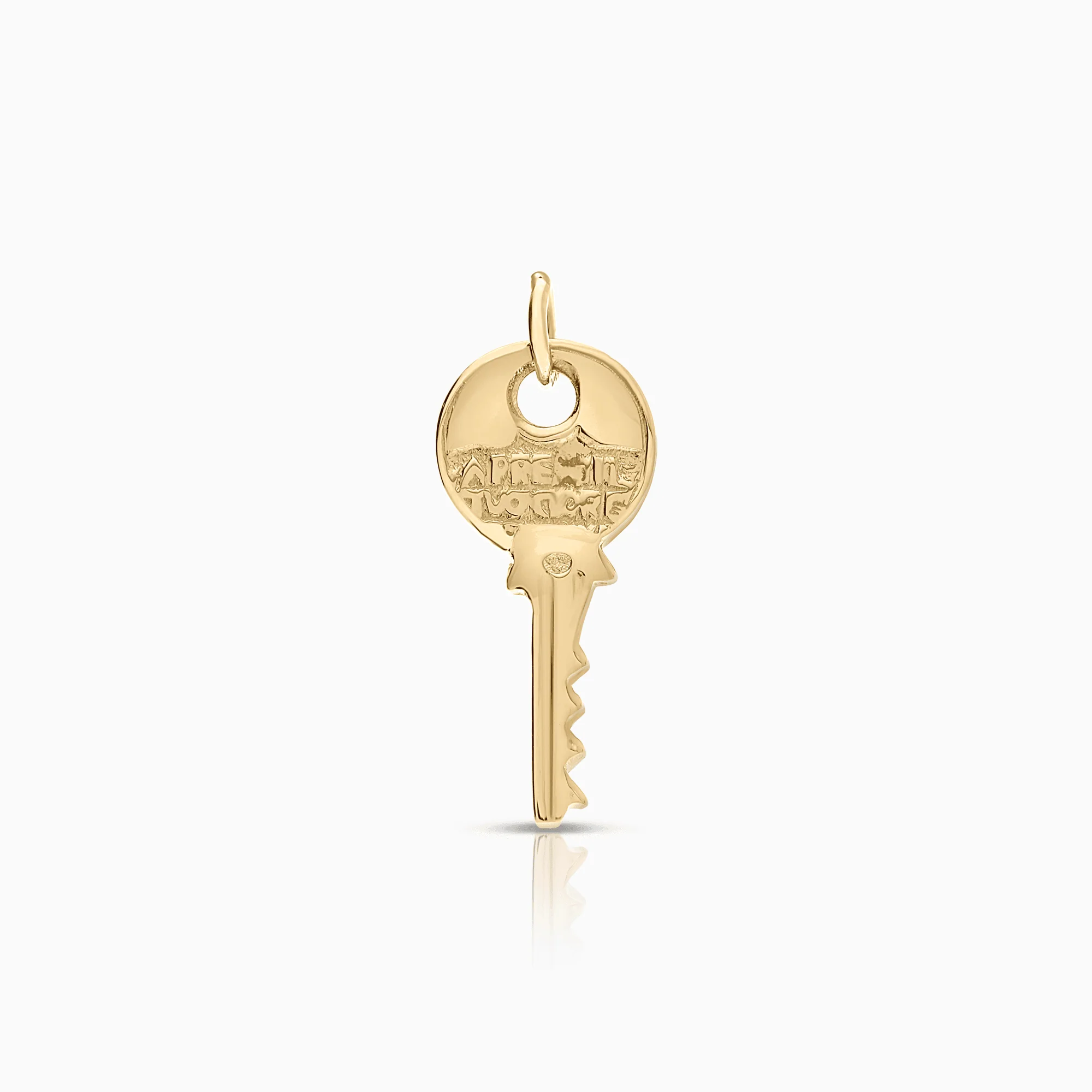 Key pendant 1.76g 18K gold
