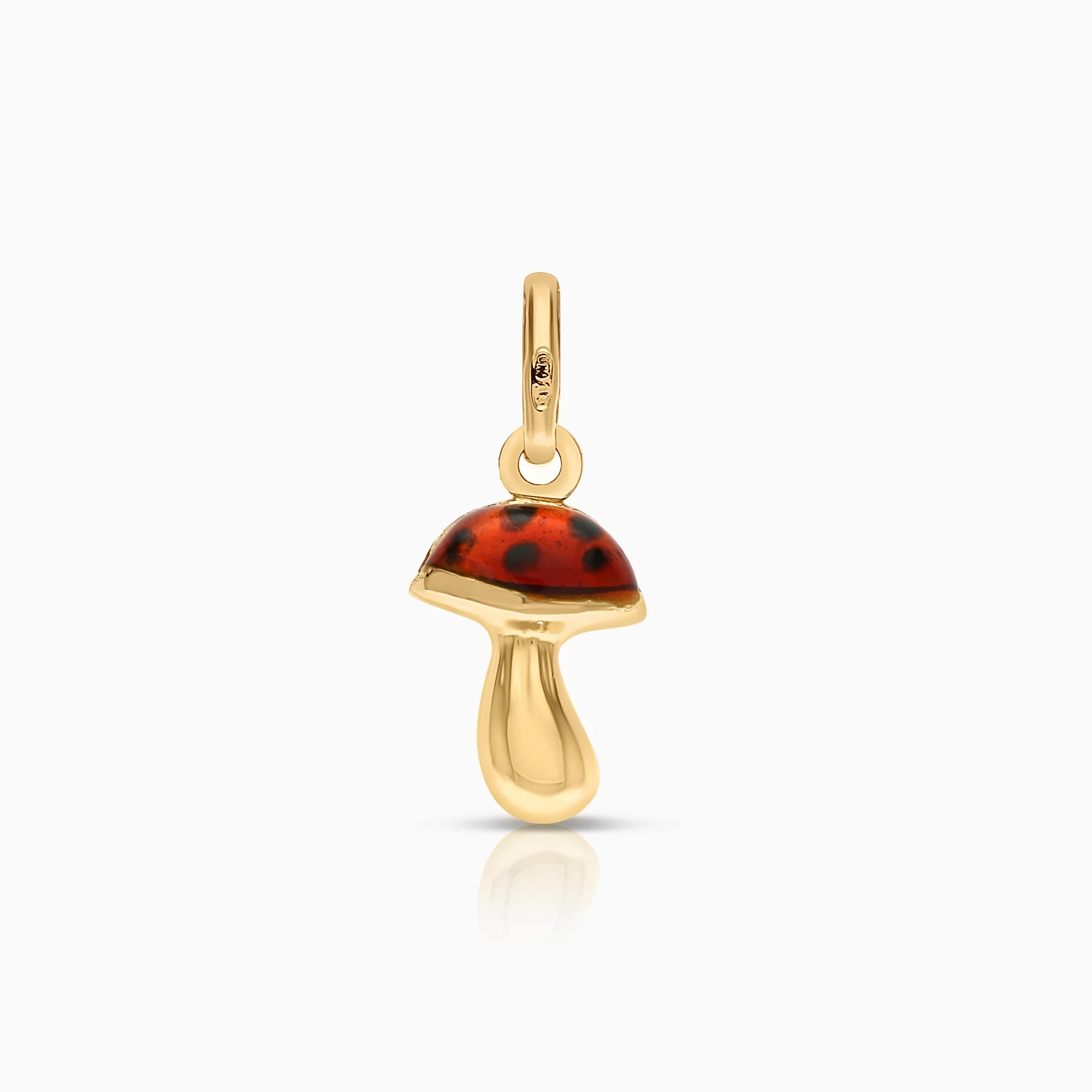 Mushroom pendant 0.96g 18K gold