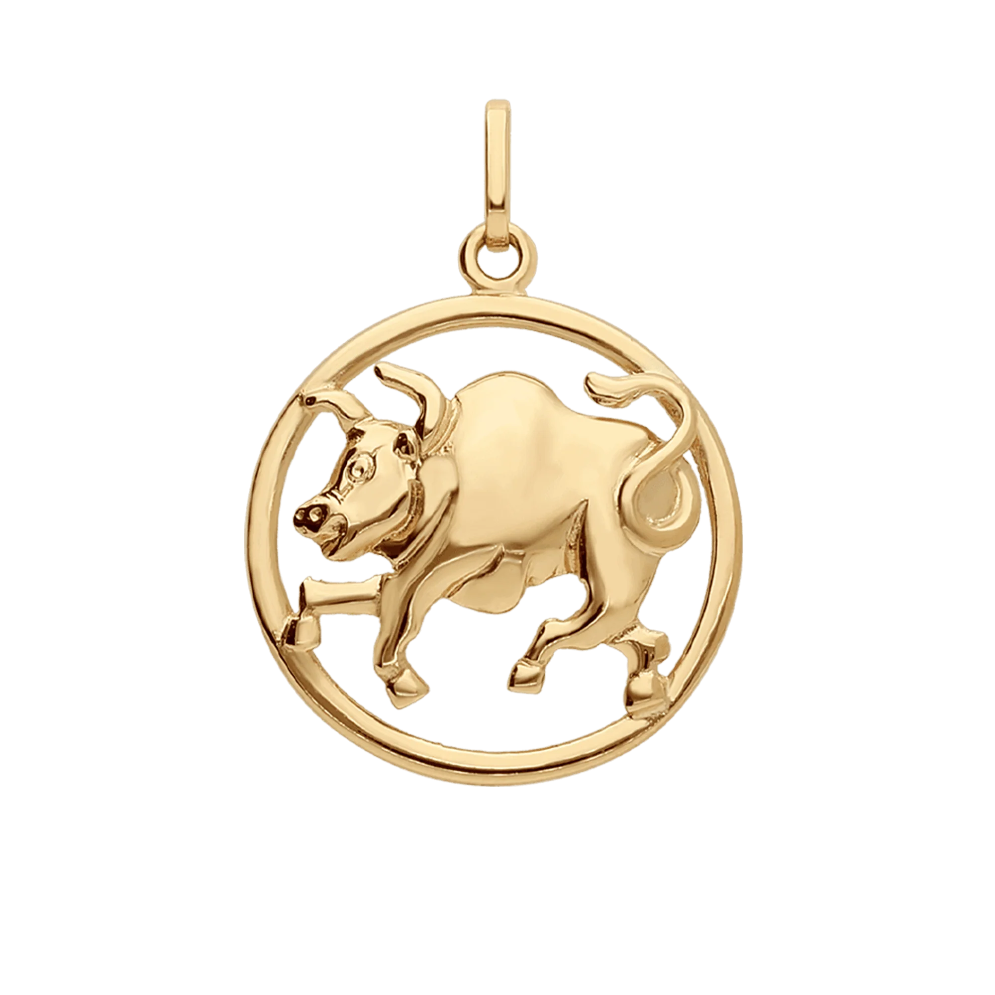 Bull pendant 2.10g 18K gold - Image 2