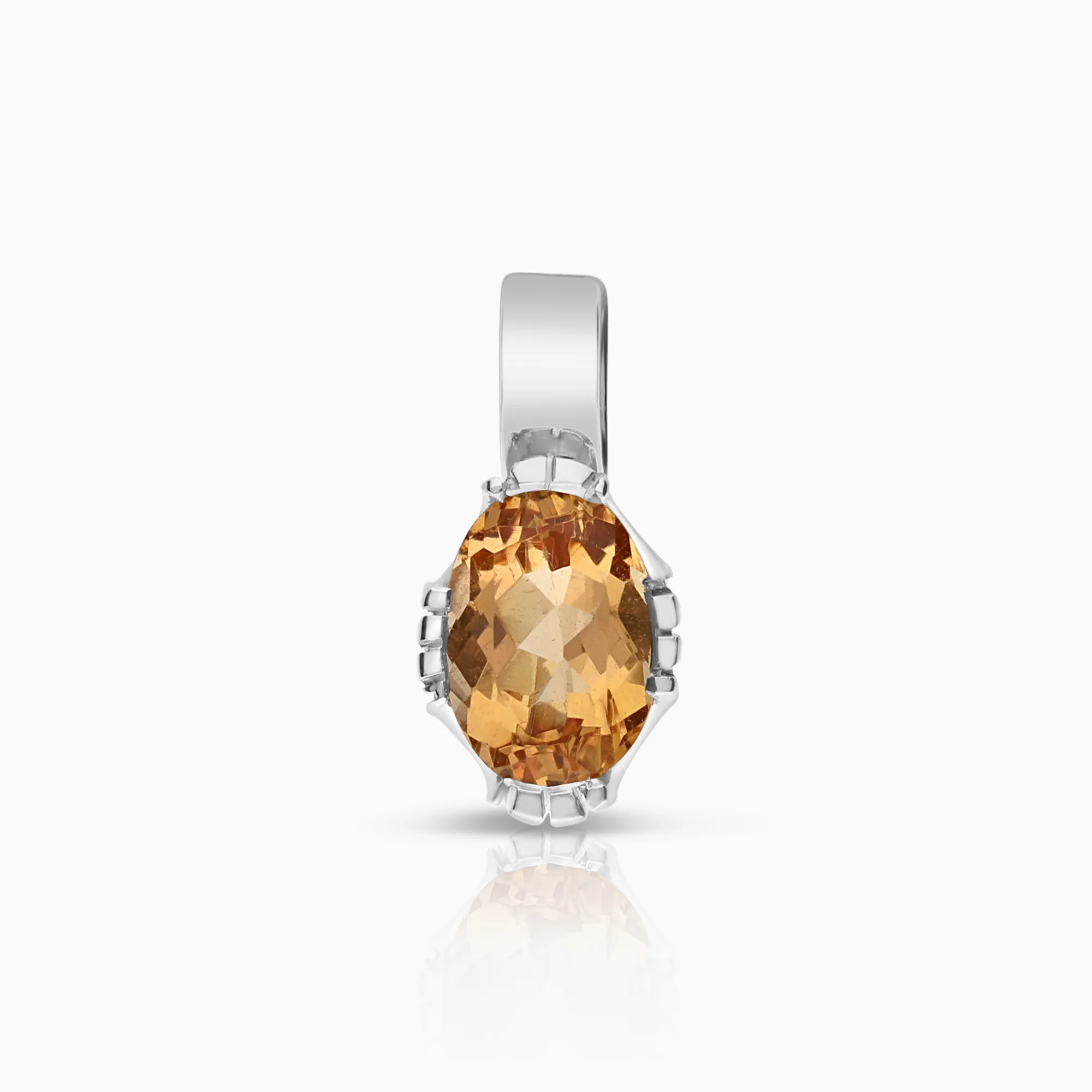 Pendant topaz 0.88g 18K white gold