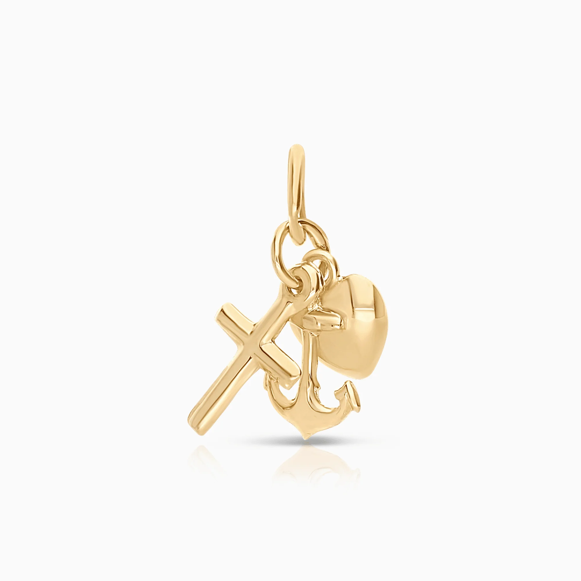 Pendant Faith, Hope & Love 0.48g 18K gold