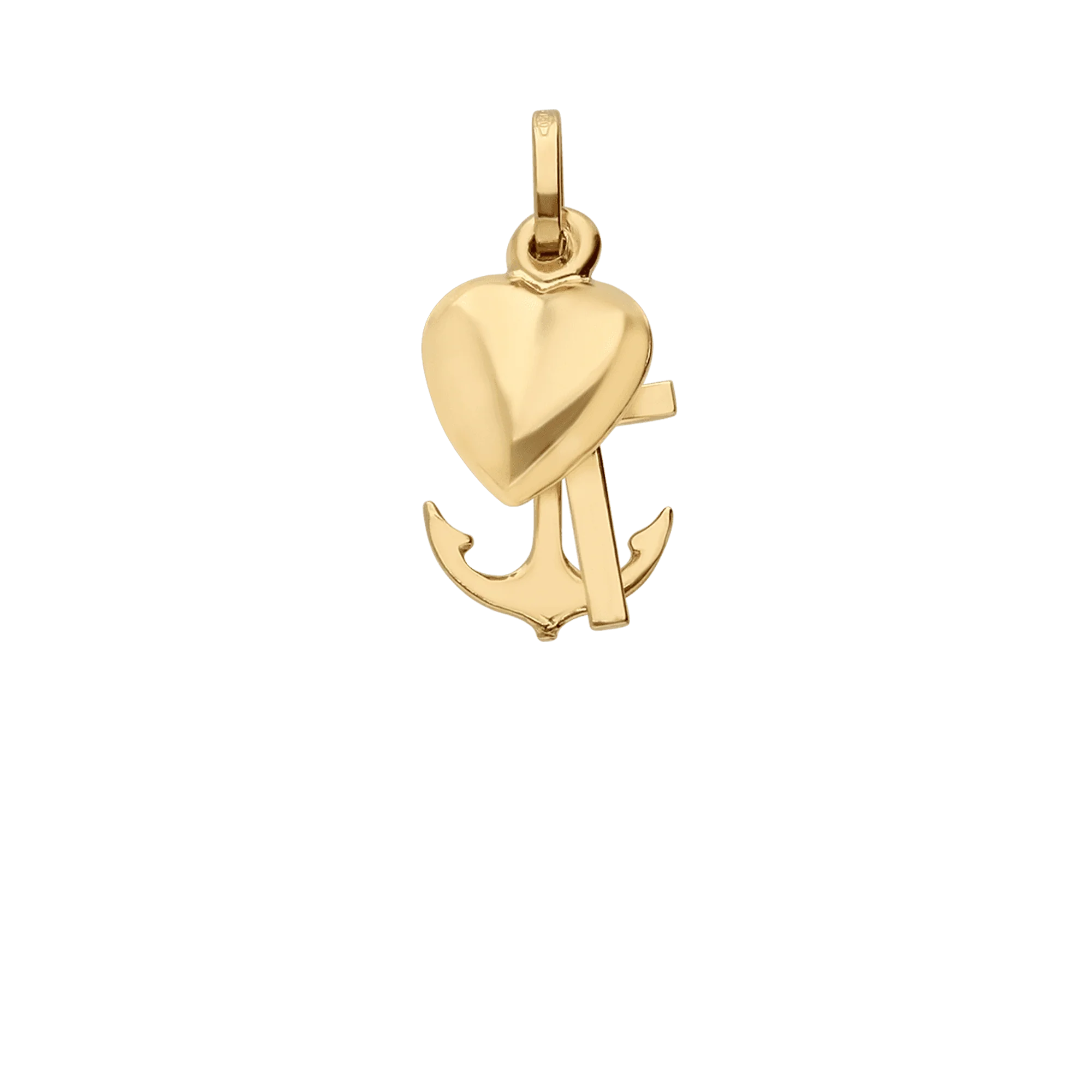 Pendant Faith, Hope & Love 0.78g 18K Gold - Image 2