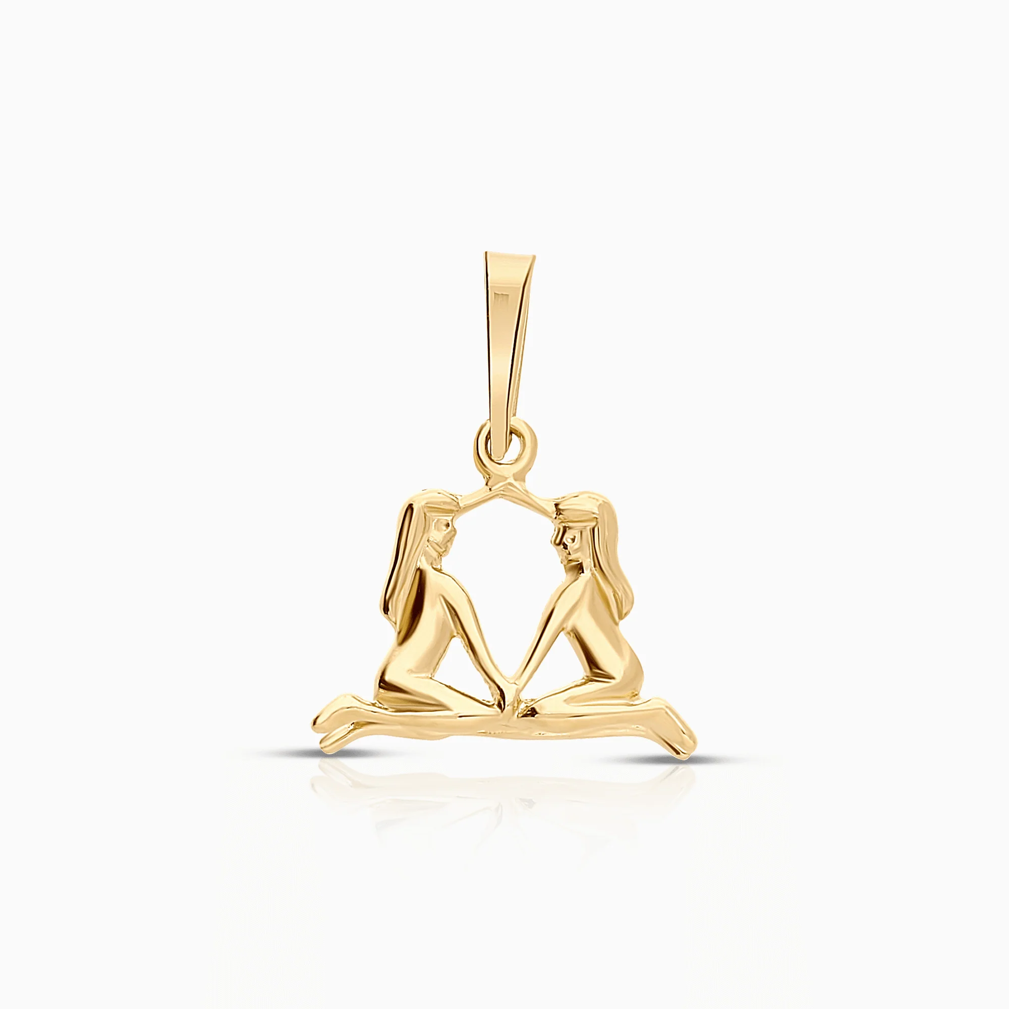 Pendant twin 1.17g 18K gold