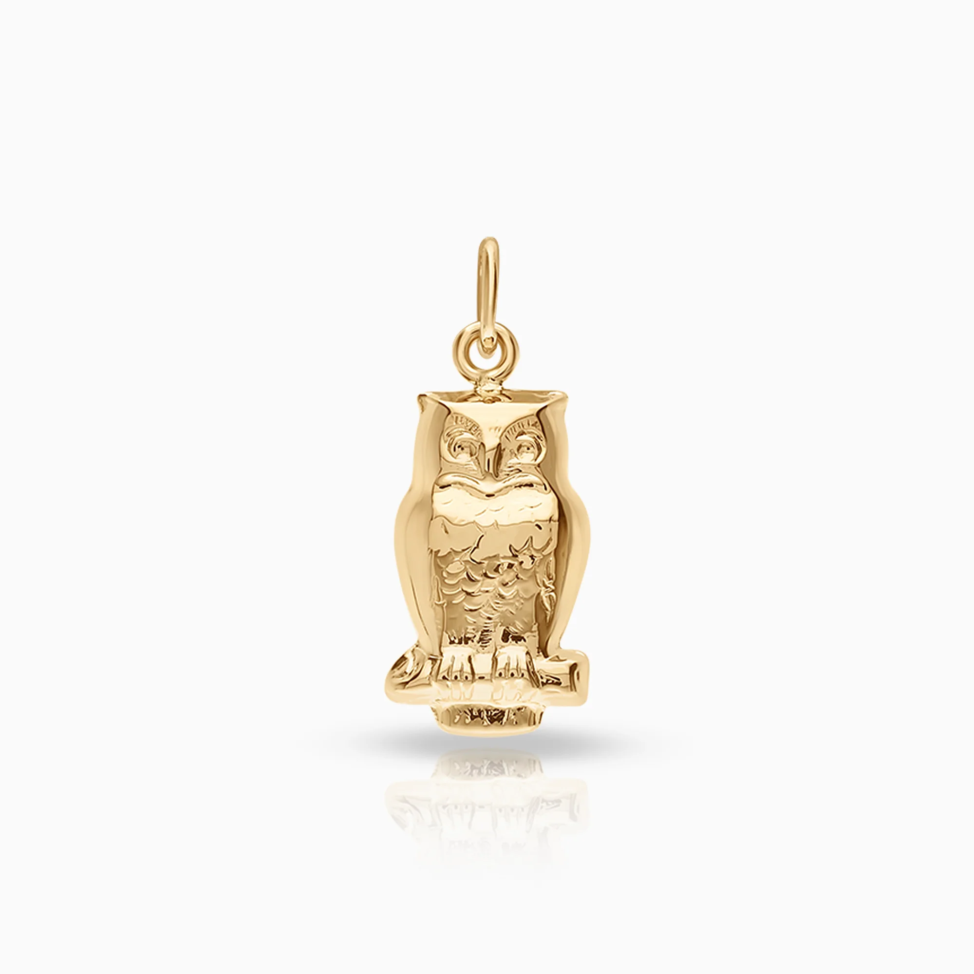 Pendant Owl 1.04g 18K Gold