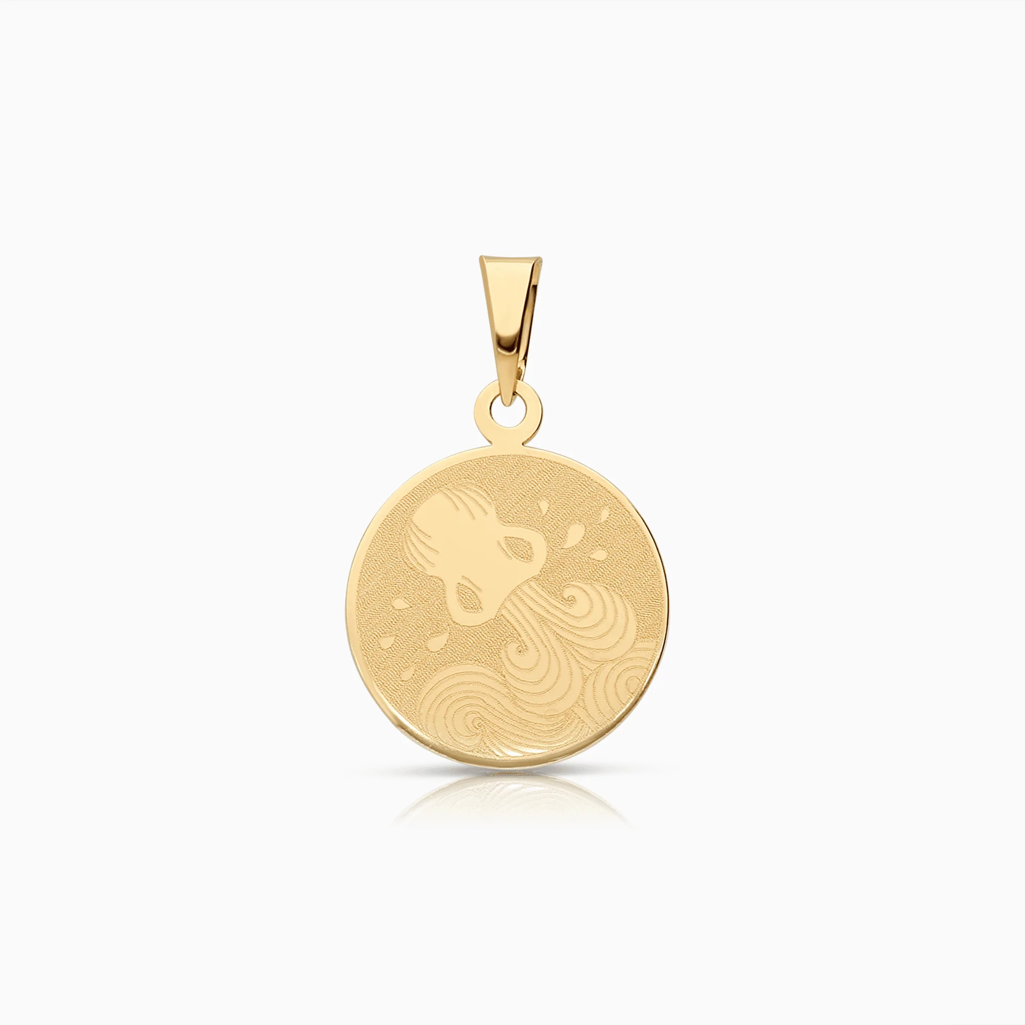 Aquarius pendant 1.0g 18K gold