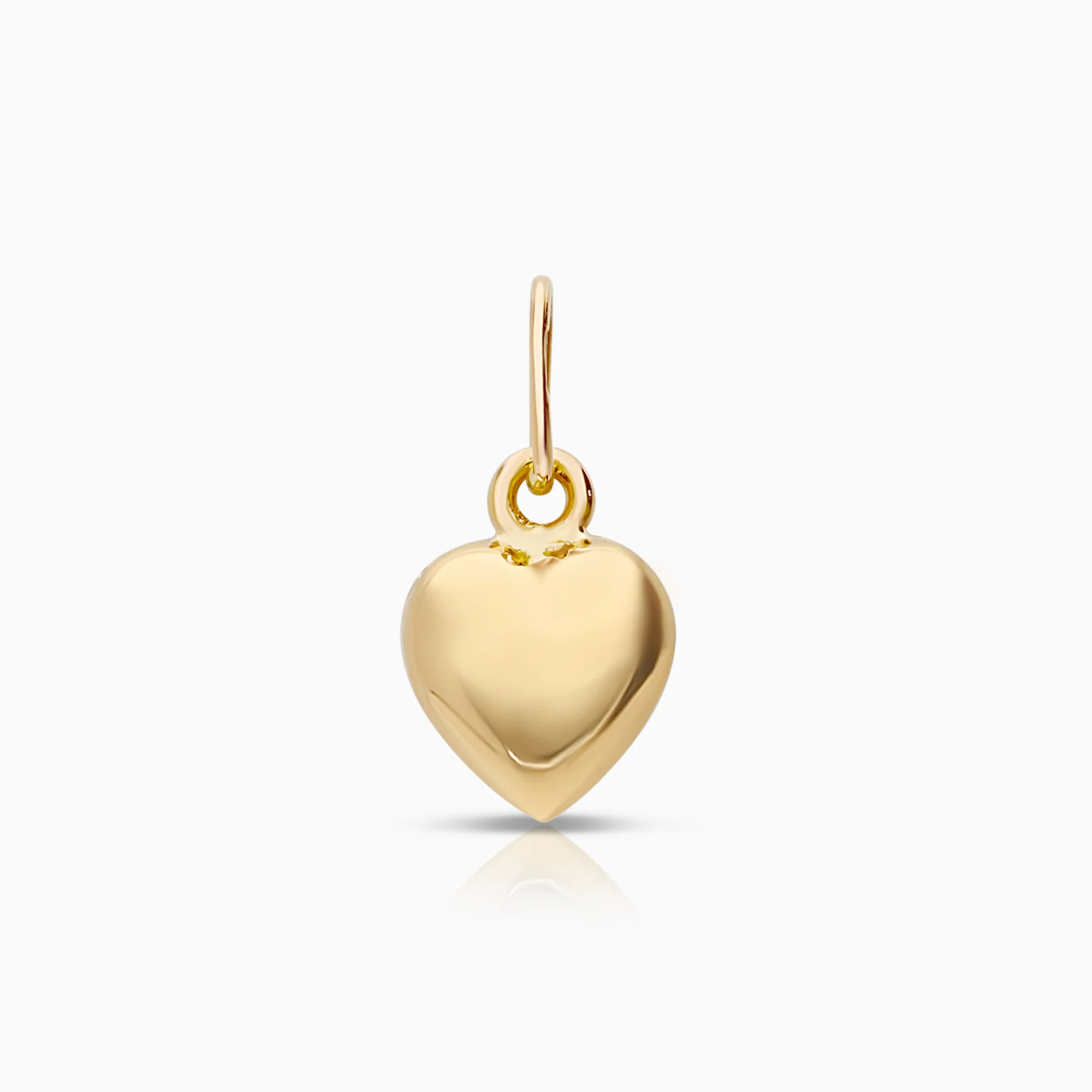 Heart pendant 0.29g 18K gold