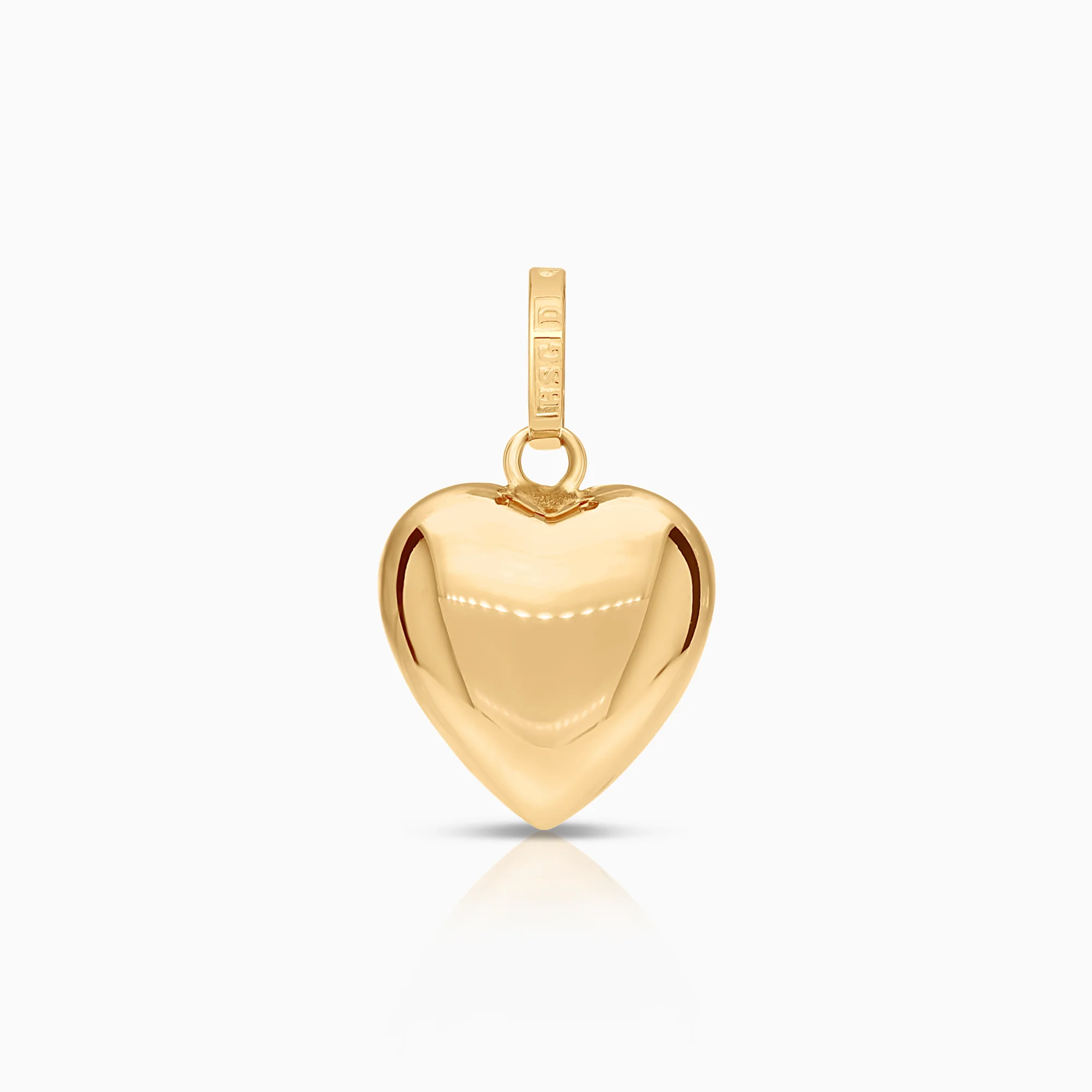 Heart pendant 1.65g 18K gold