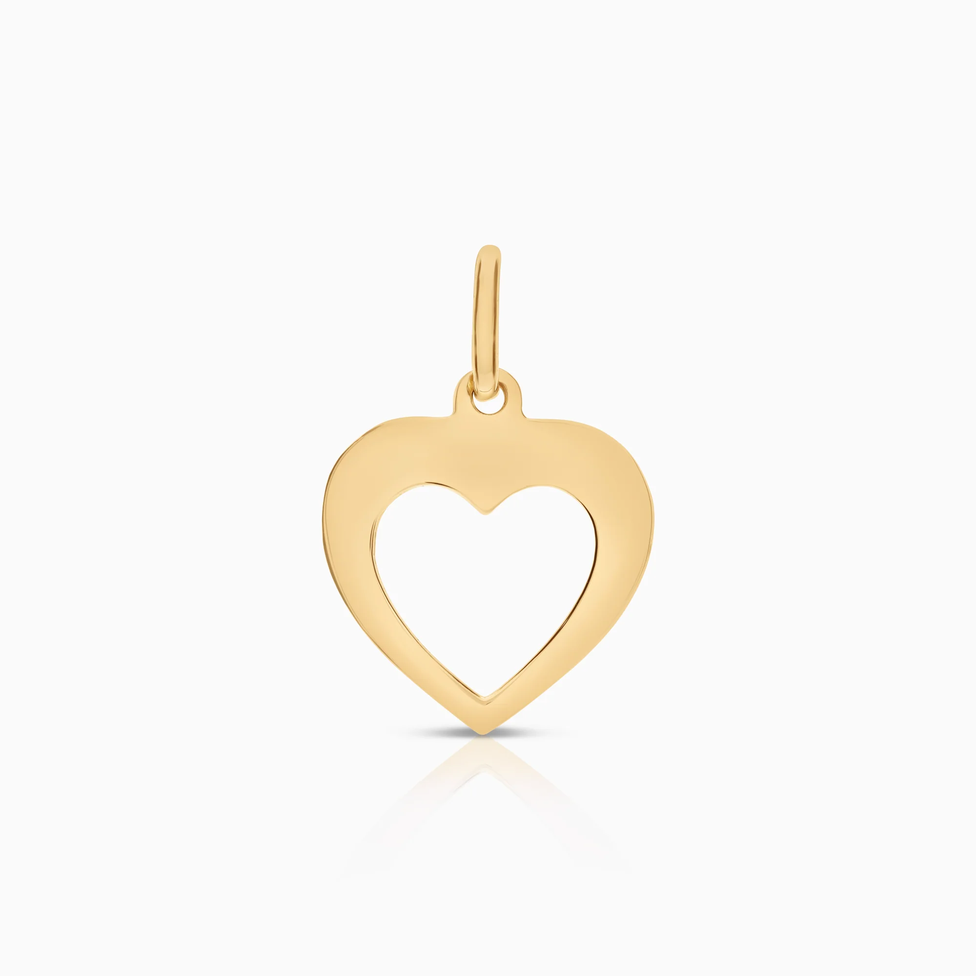 Heart pendant 1.79g 18K gold