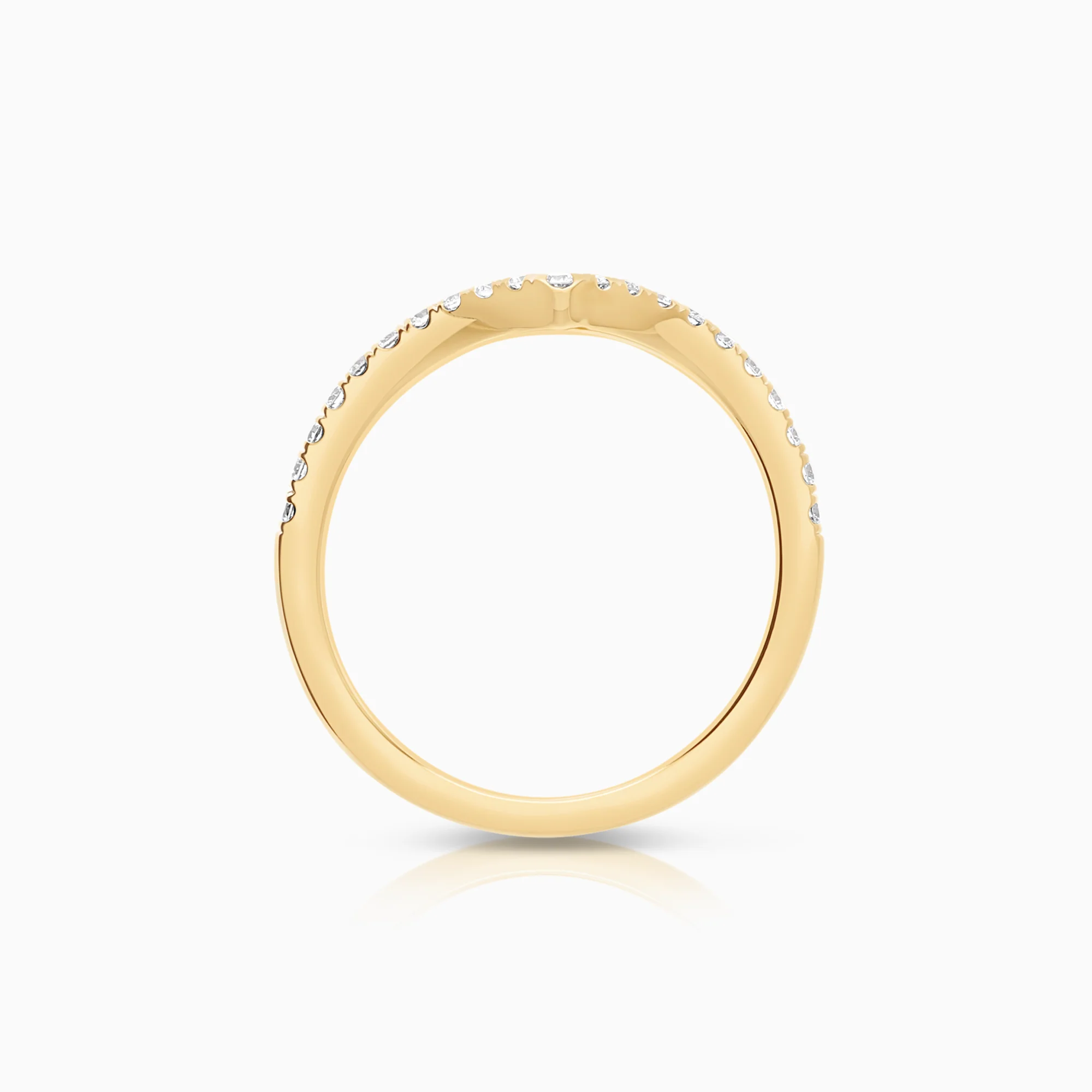 Jacket ring 0.21ct 18K gold - Image 2