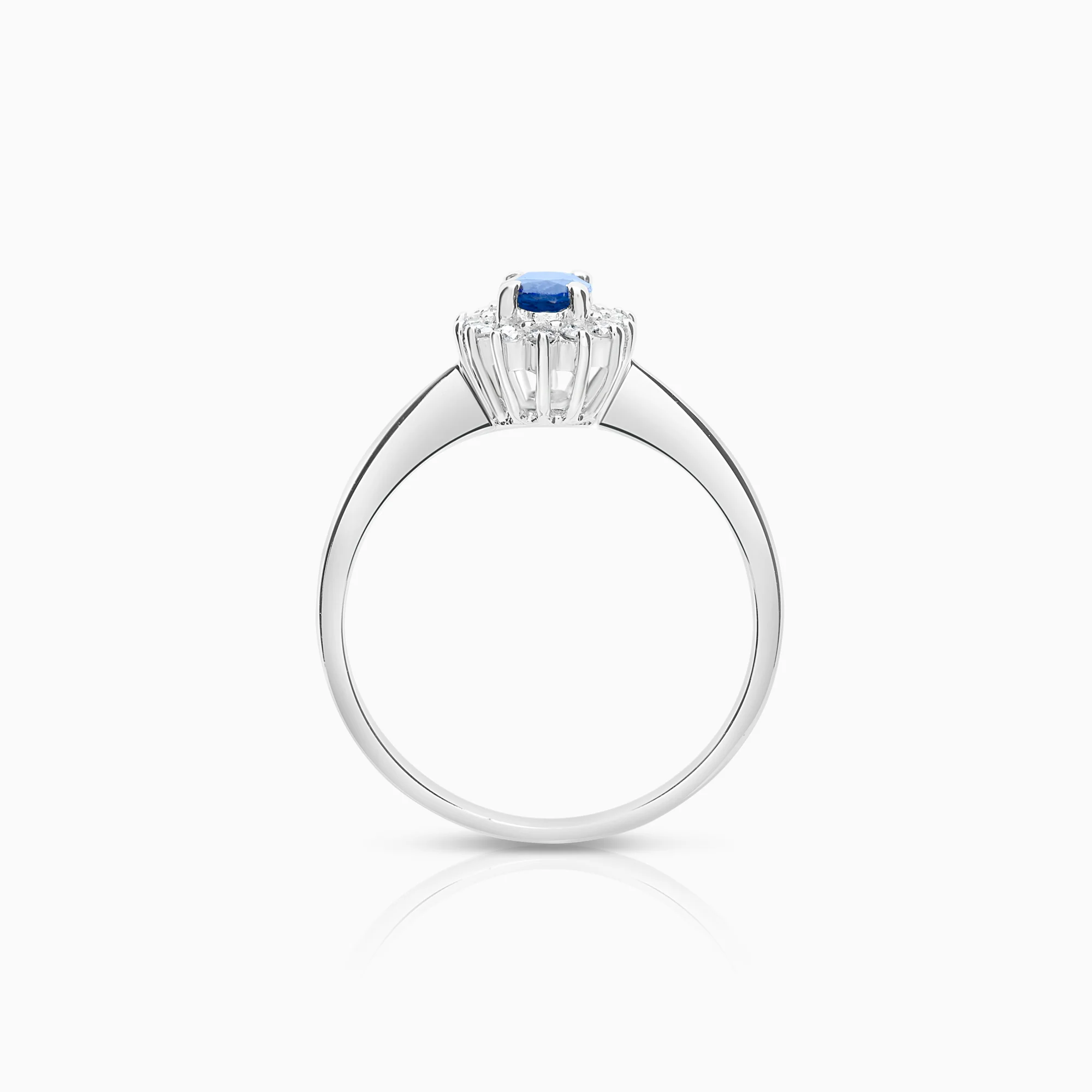 Carmosé ring 0.14ct 18K white gold sapphire - Image 2