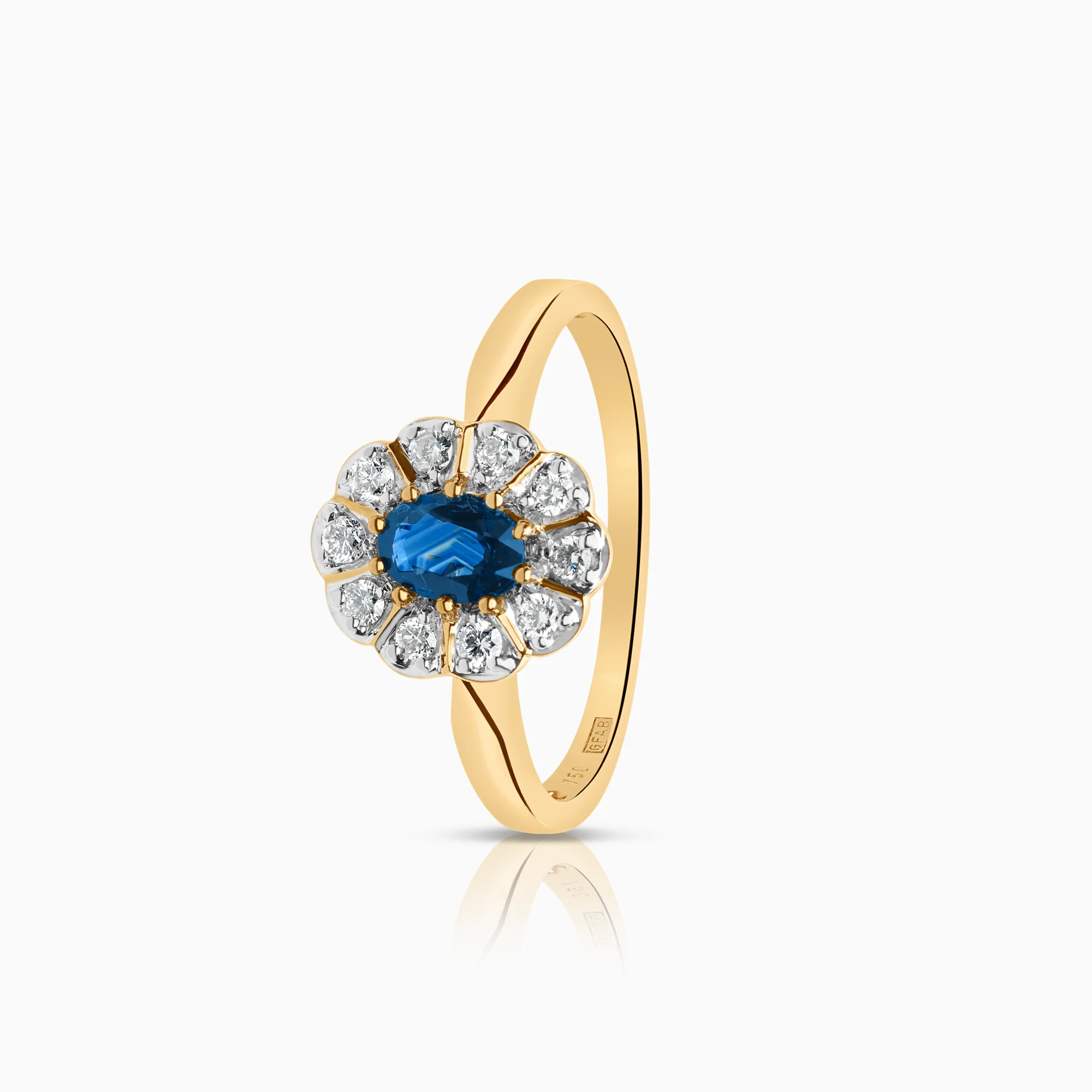 Carmosé ring 0.20ct 18K gold