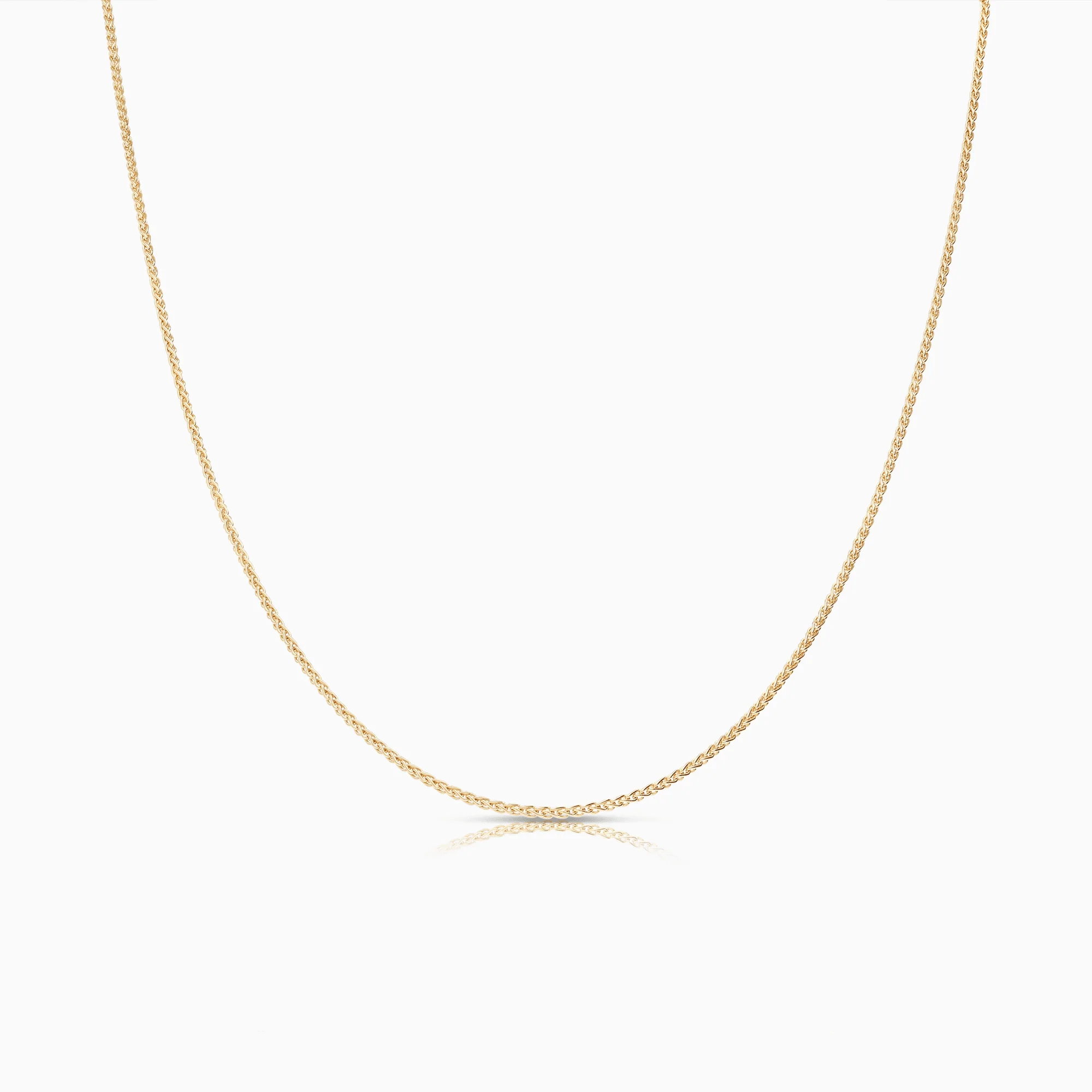 Fox tail chain 42.5cm 18K gold