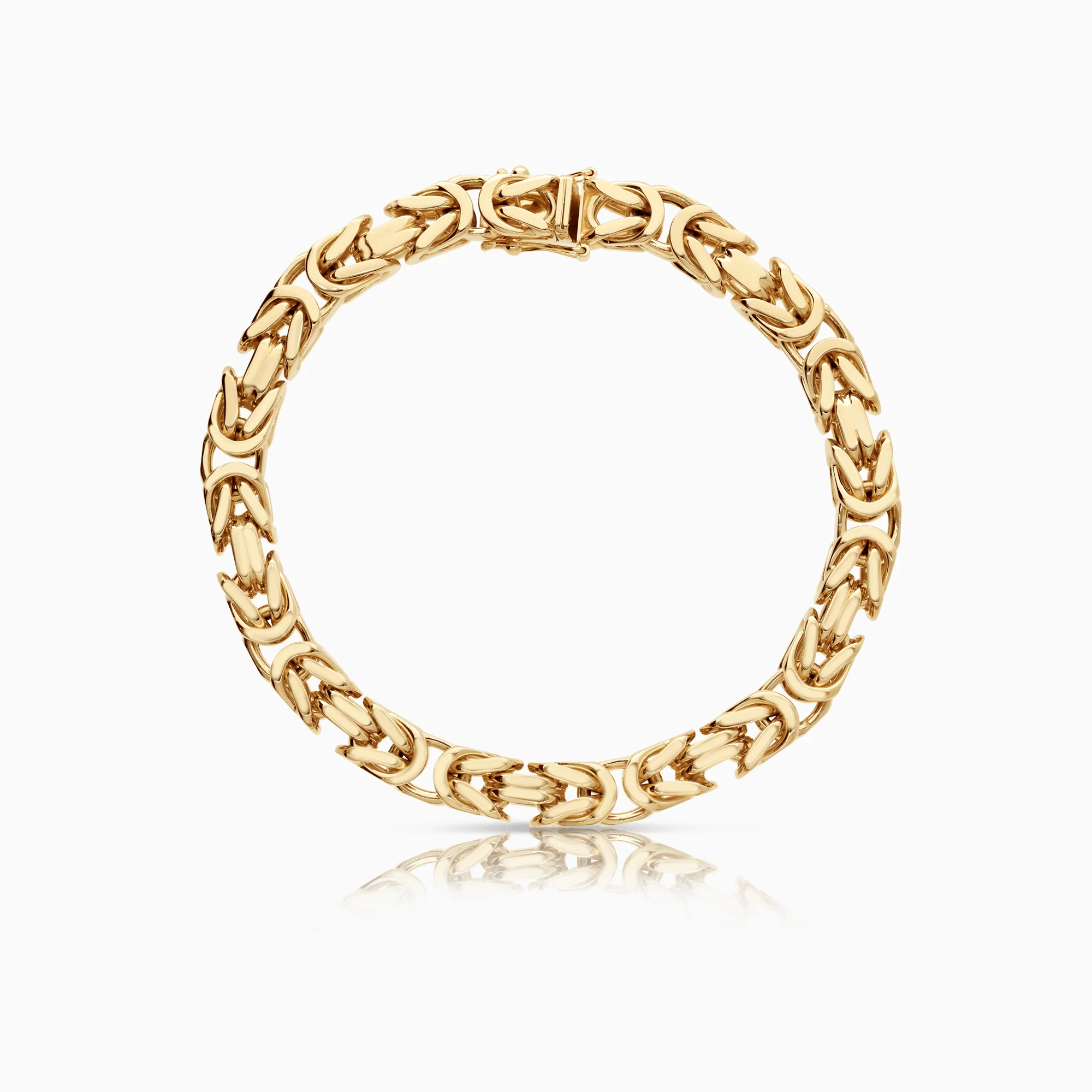 Byzantine Bracelet 87.90g 18K Gold