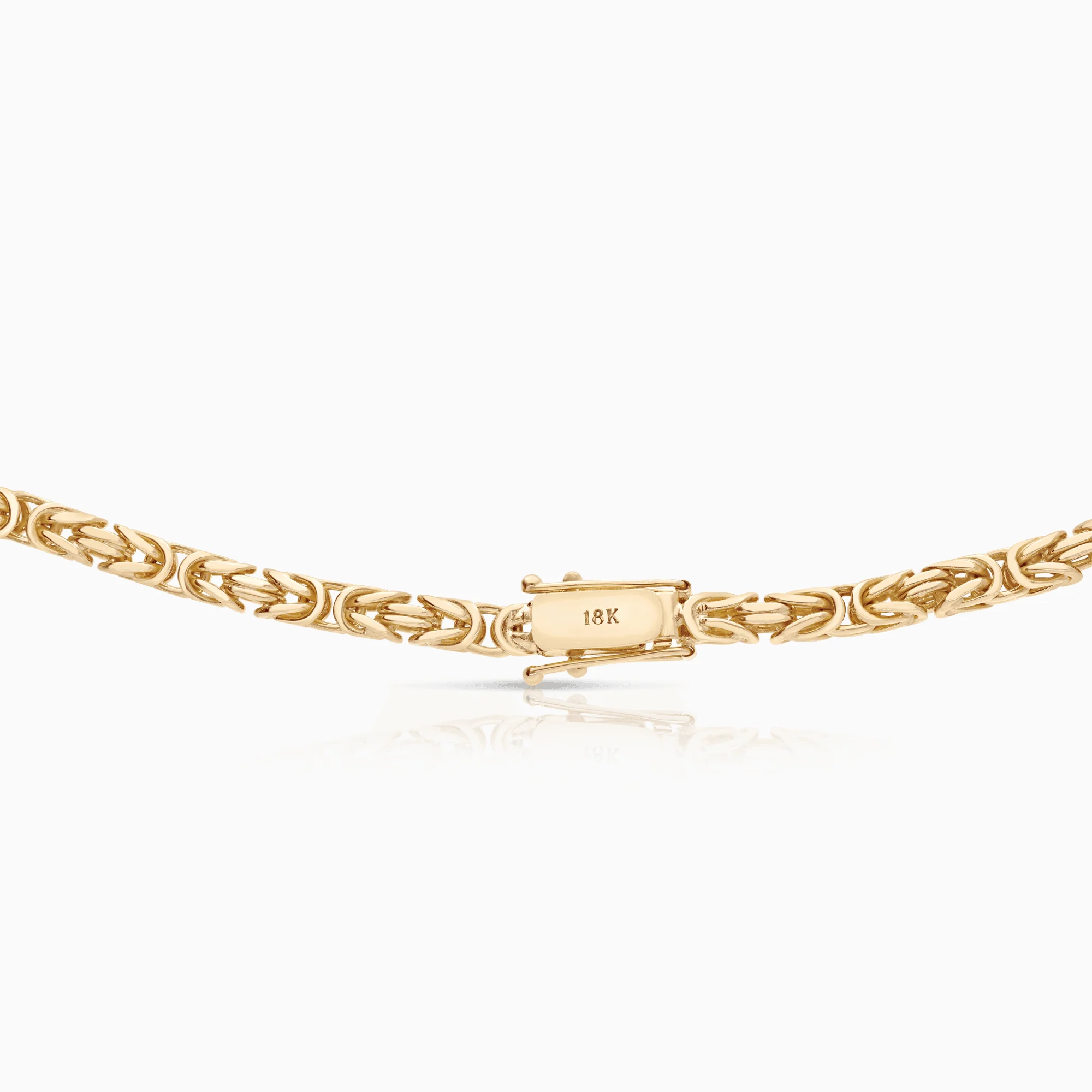 Byzantine chain 100.98g 18K gold - Image 2