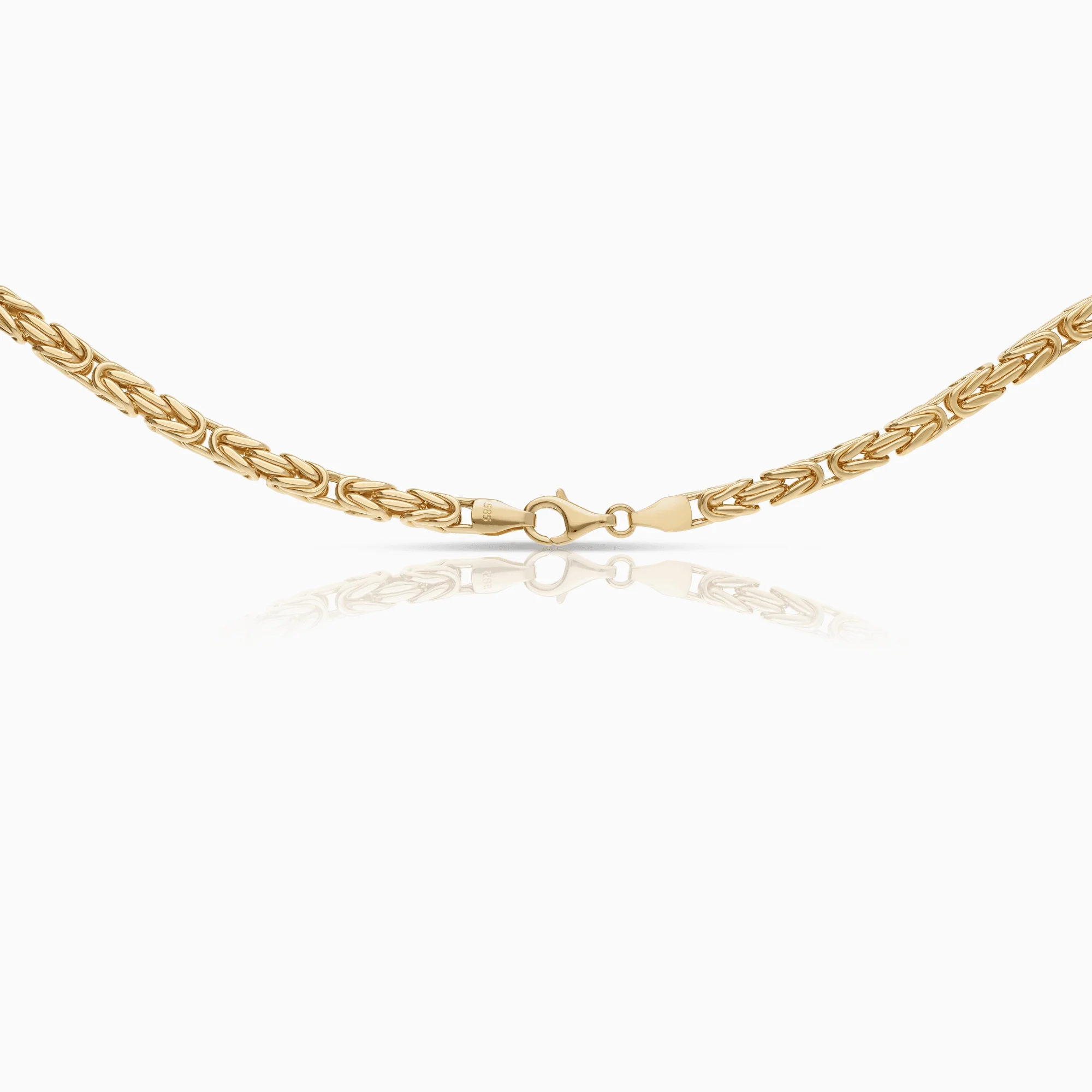 Byzantine link 27.14g 14K gold - Image 2