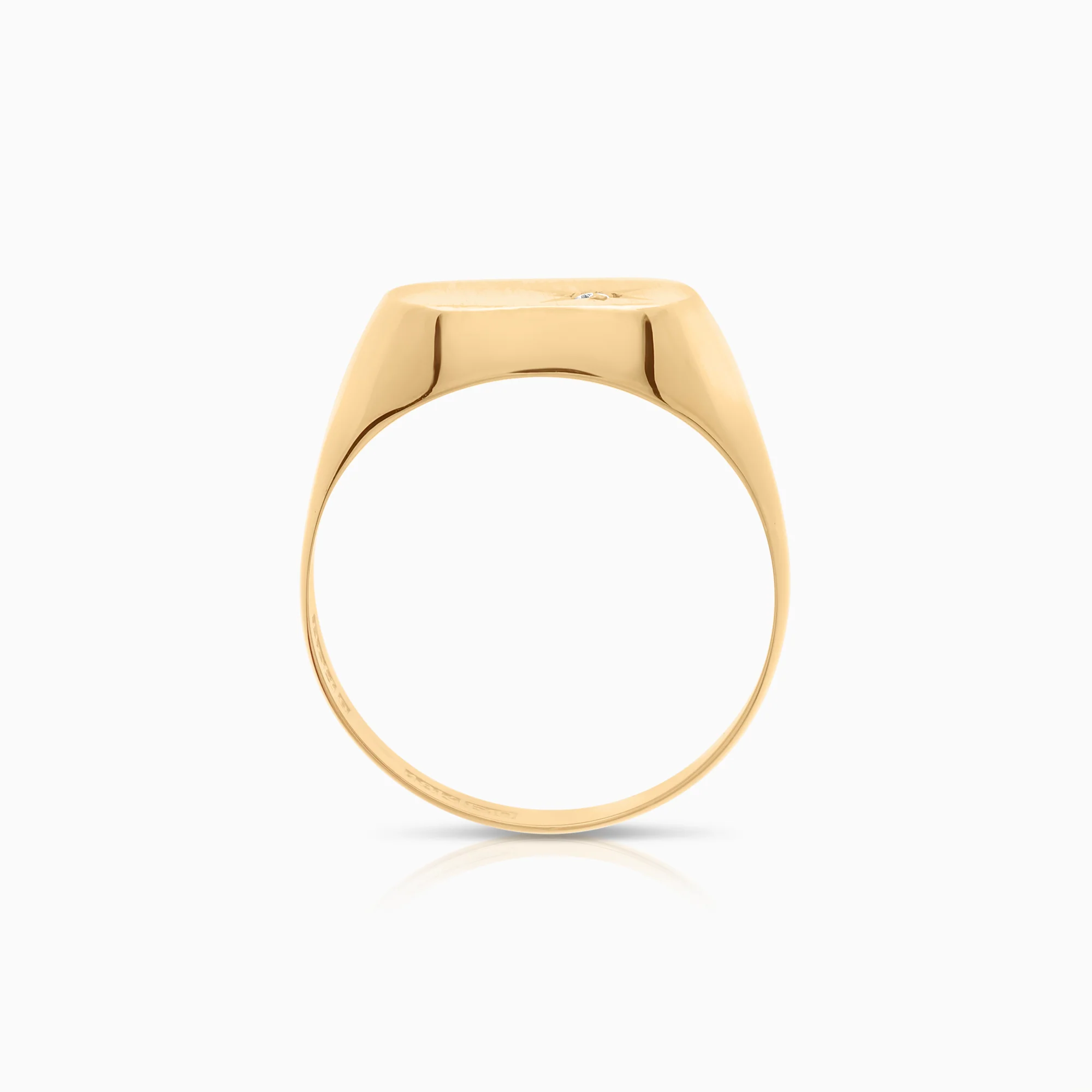 Signet ring 4.29g 18K gold - Image 2