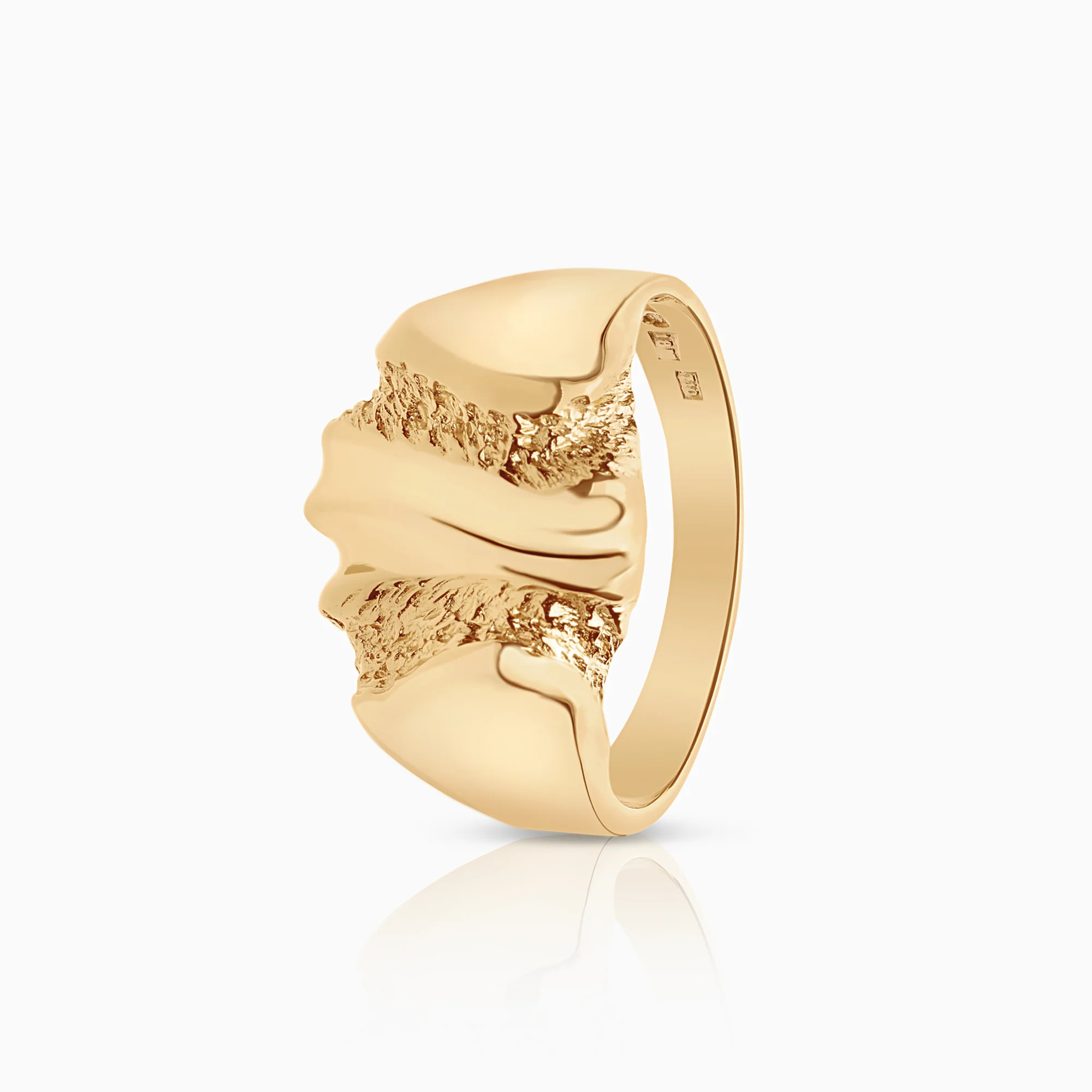 Gold ring 9.03g 18K gold