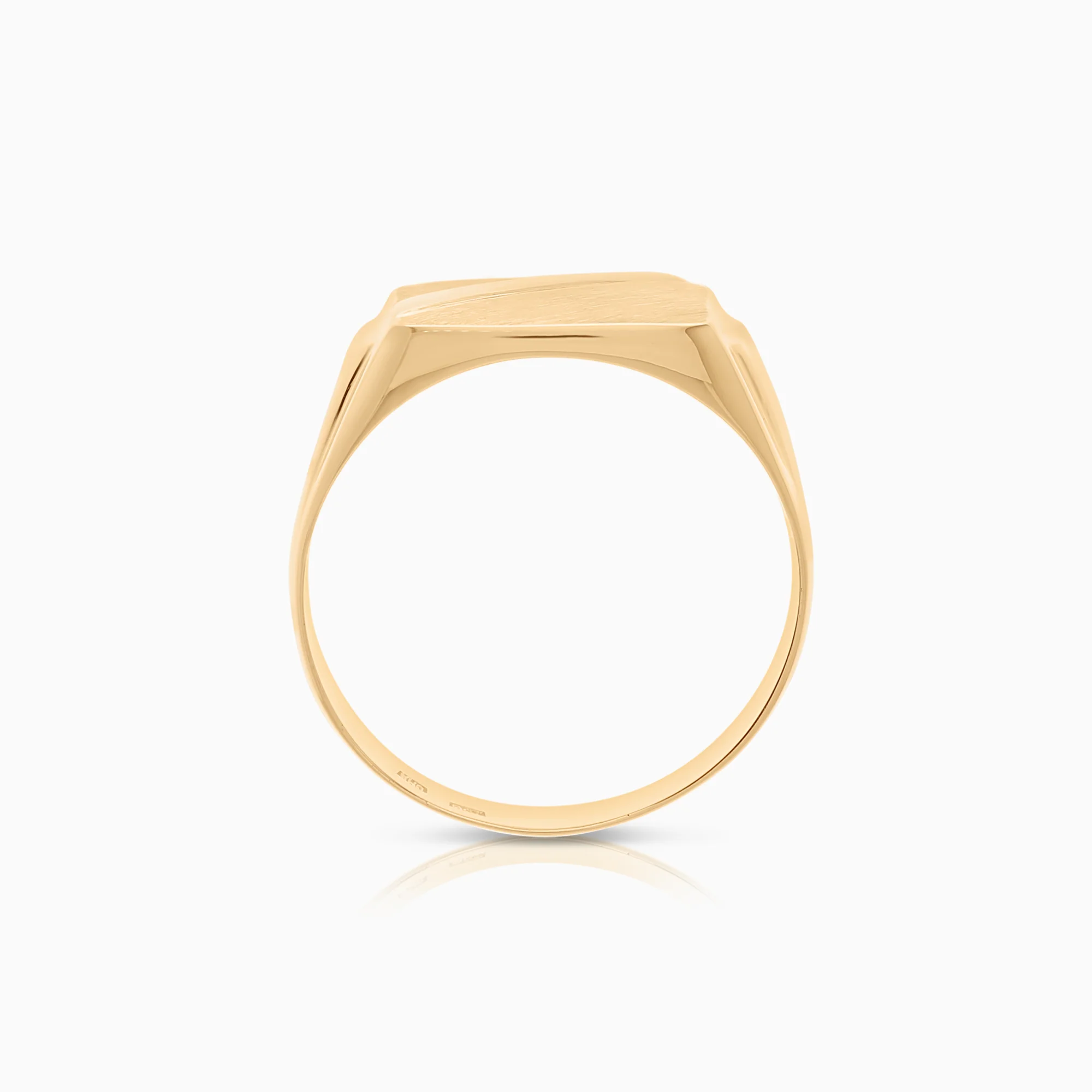 Signet ring 3.52g 18K gold - Image 2