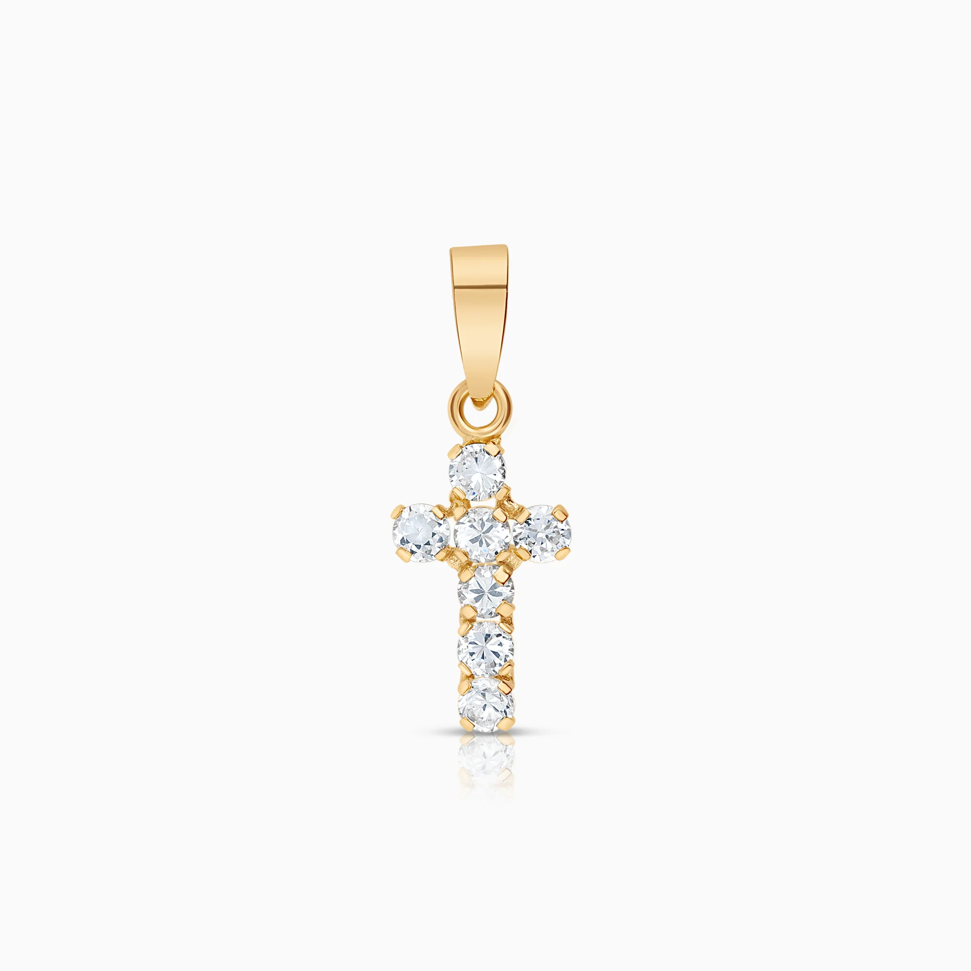 Cross pendant 0.58g 18K gold