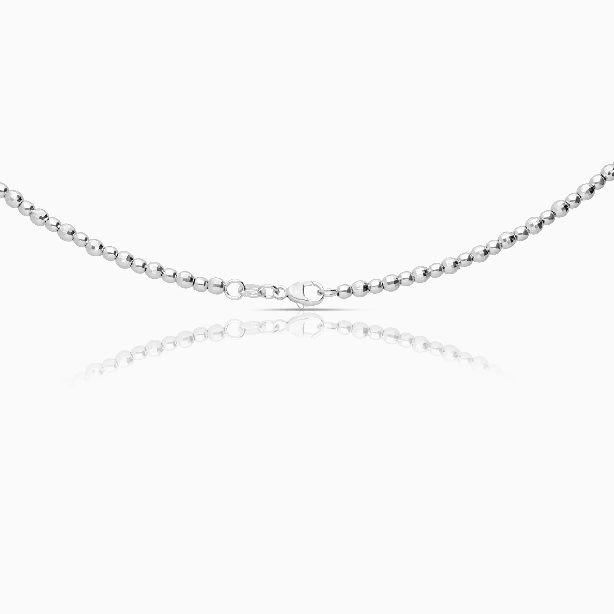 Bead chain 13.98g 18K white gold - Image 2
