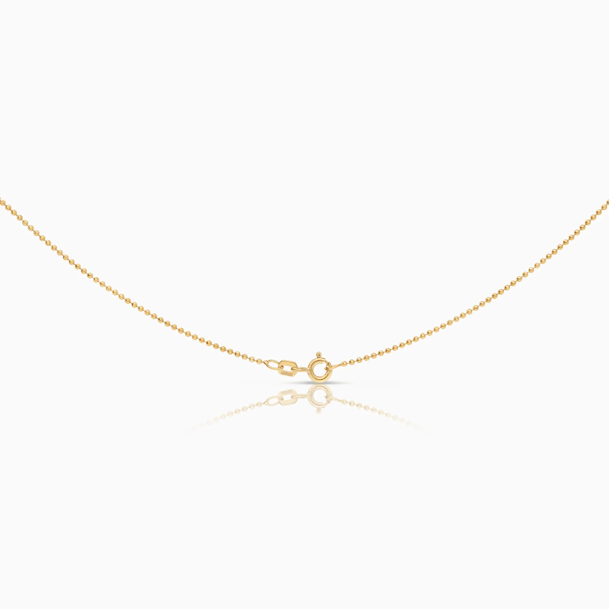Bead chain 42.5cm 18K gold - Image 2