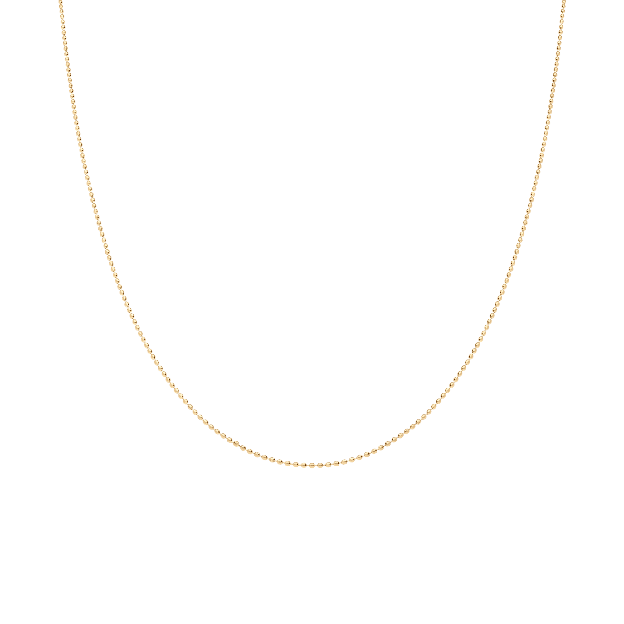 Bead link 46cm 18K gold - Image 2