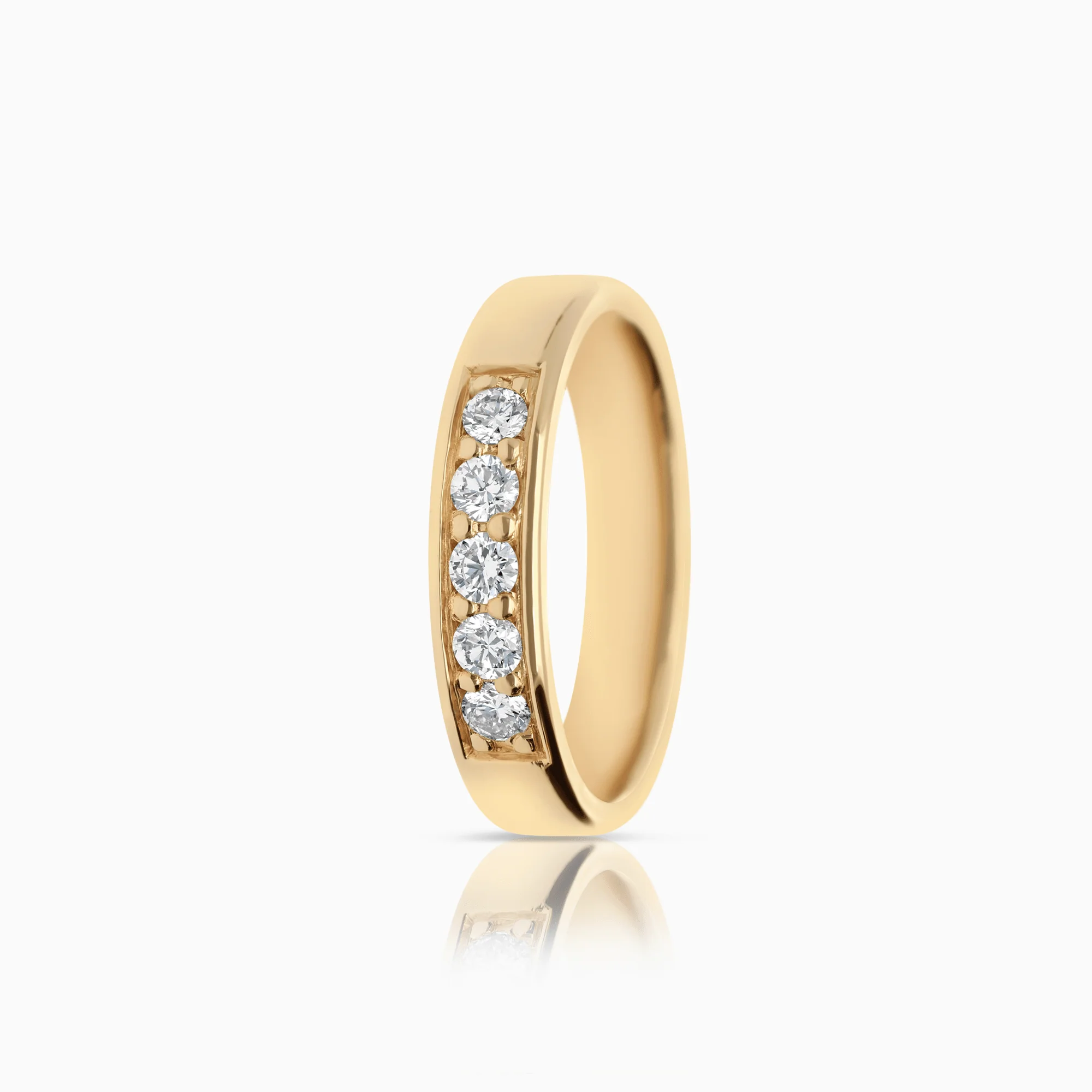 Quarter eternity 0.25ct 18K