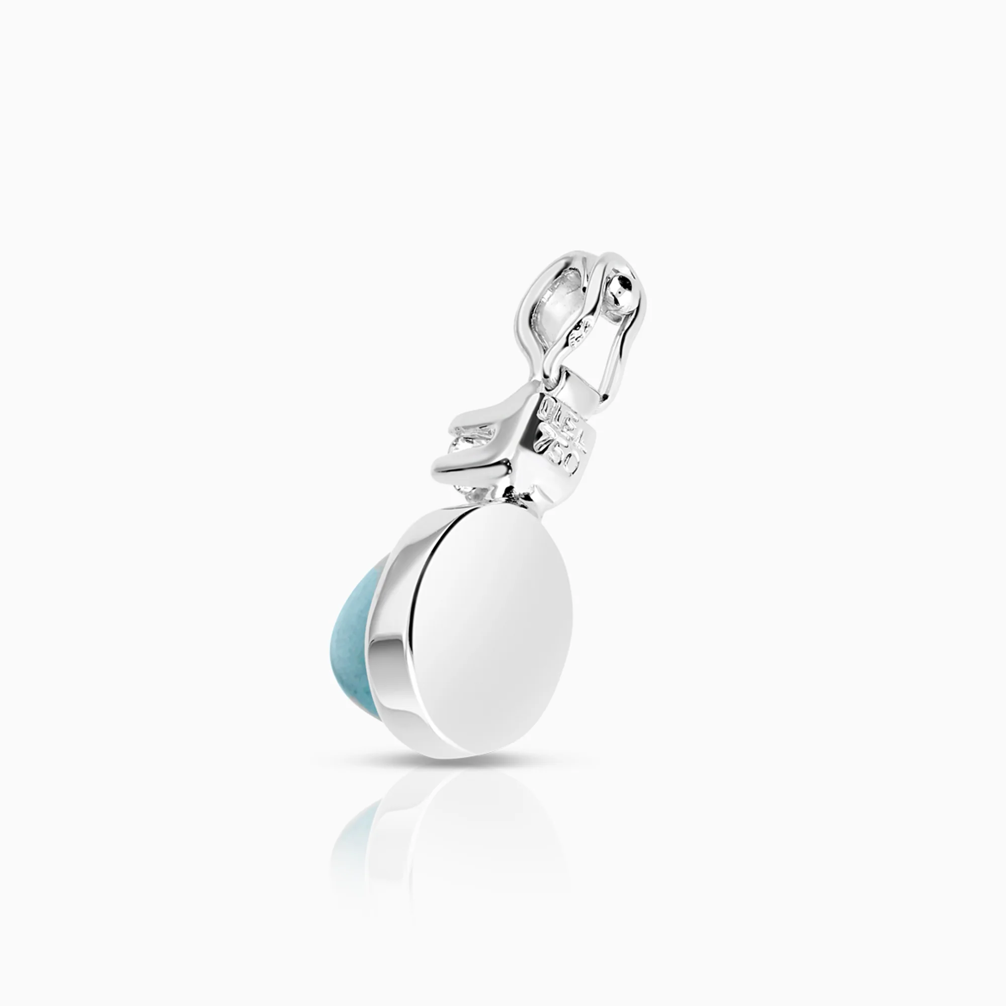 Ole Lynggaard pendant aquamarine 2.24g 18K white gold - Image 2