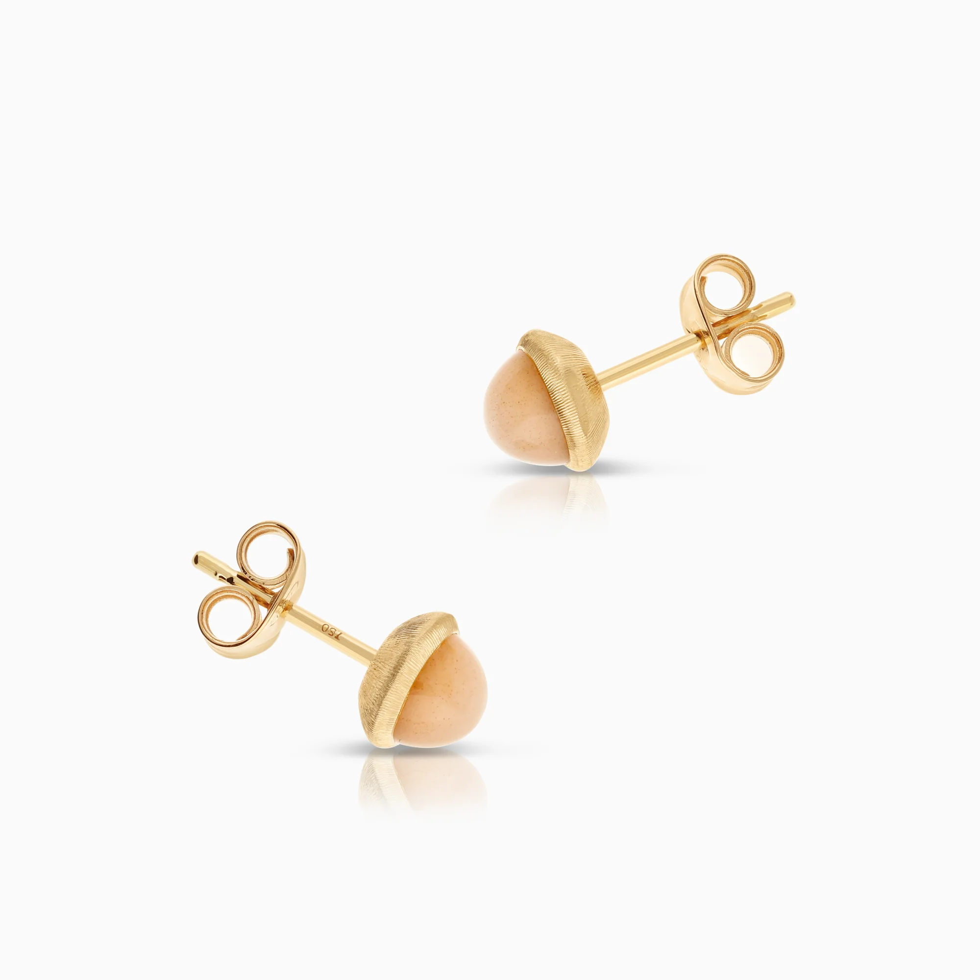 Ole Lynggaard pink moonstones 2.27g 18K gold - Image 2