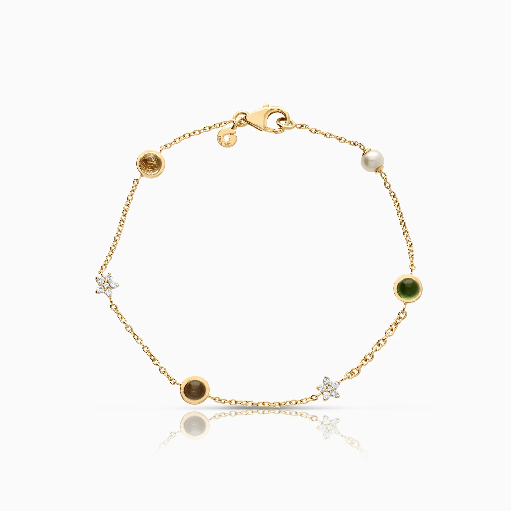 Ole Lynggaard Shooting Stars Bracelet 0.10ct 18K gold