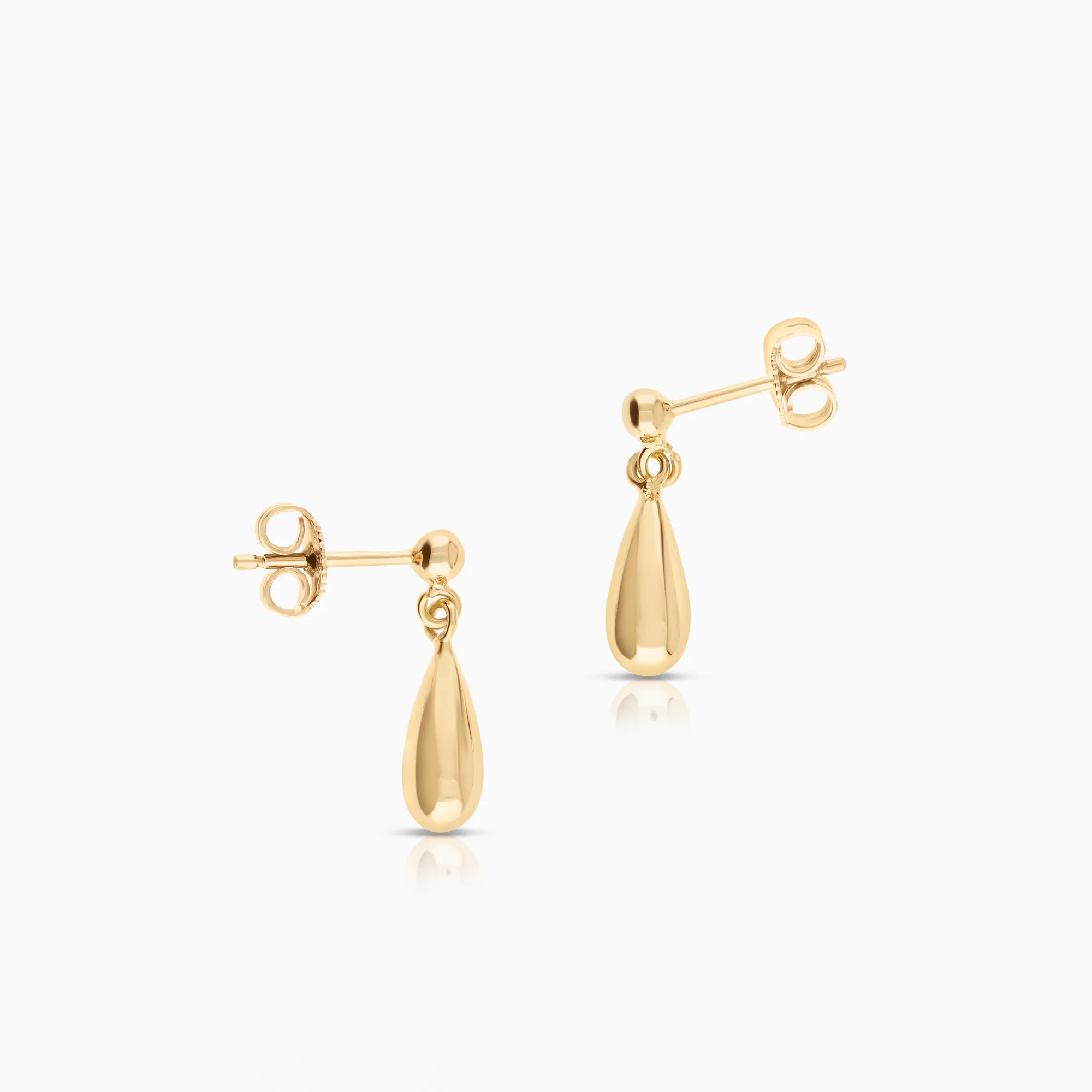 Gold earrings 1.37g 18K gold - Image 2