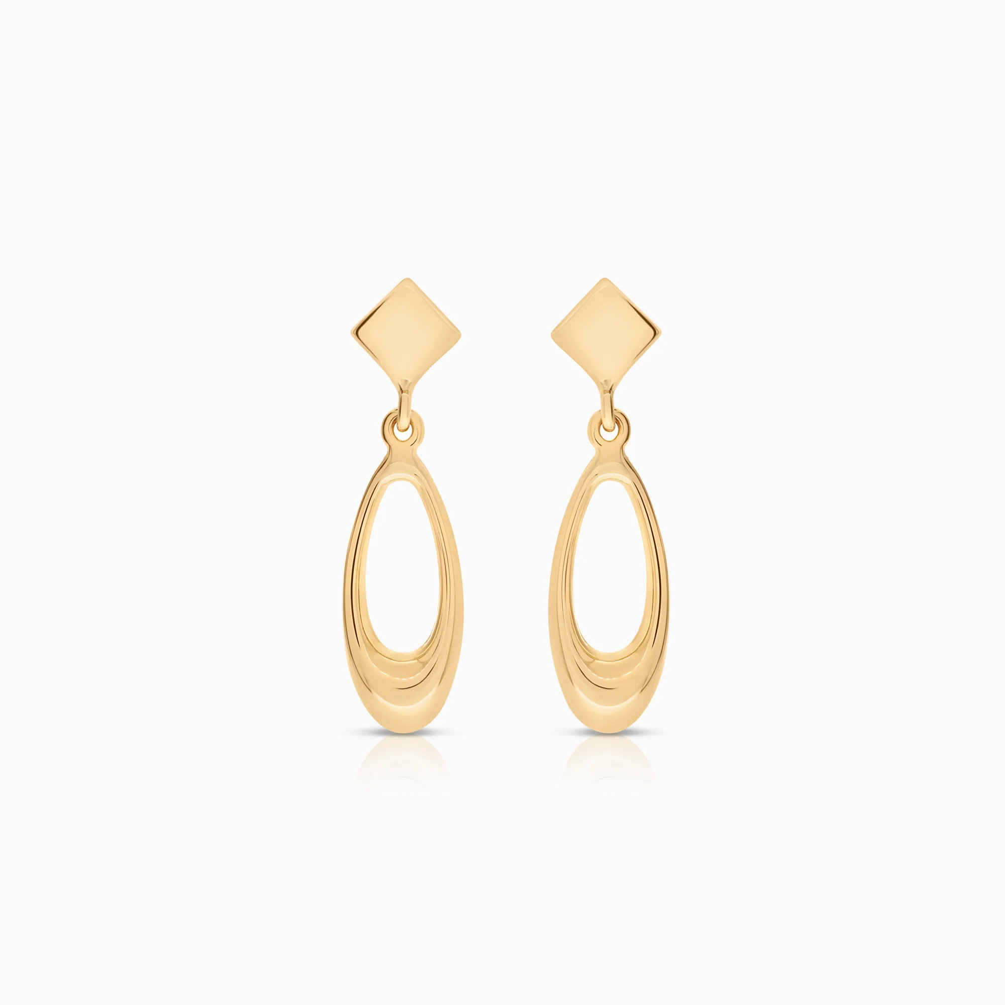 Gold earrings 1.40g 18K gold