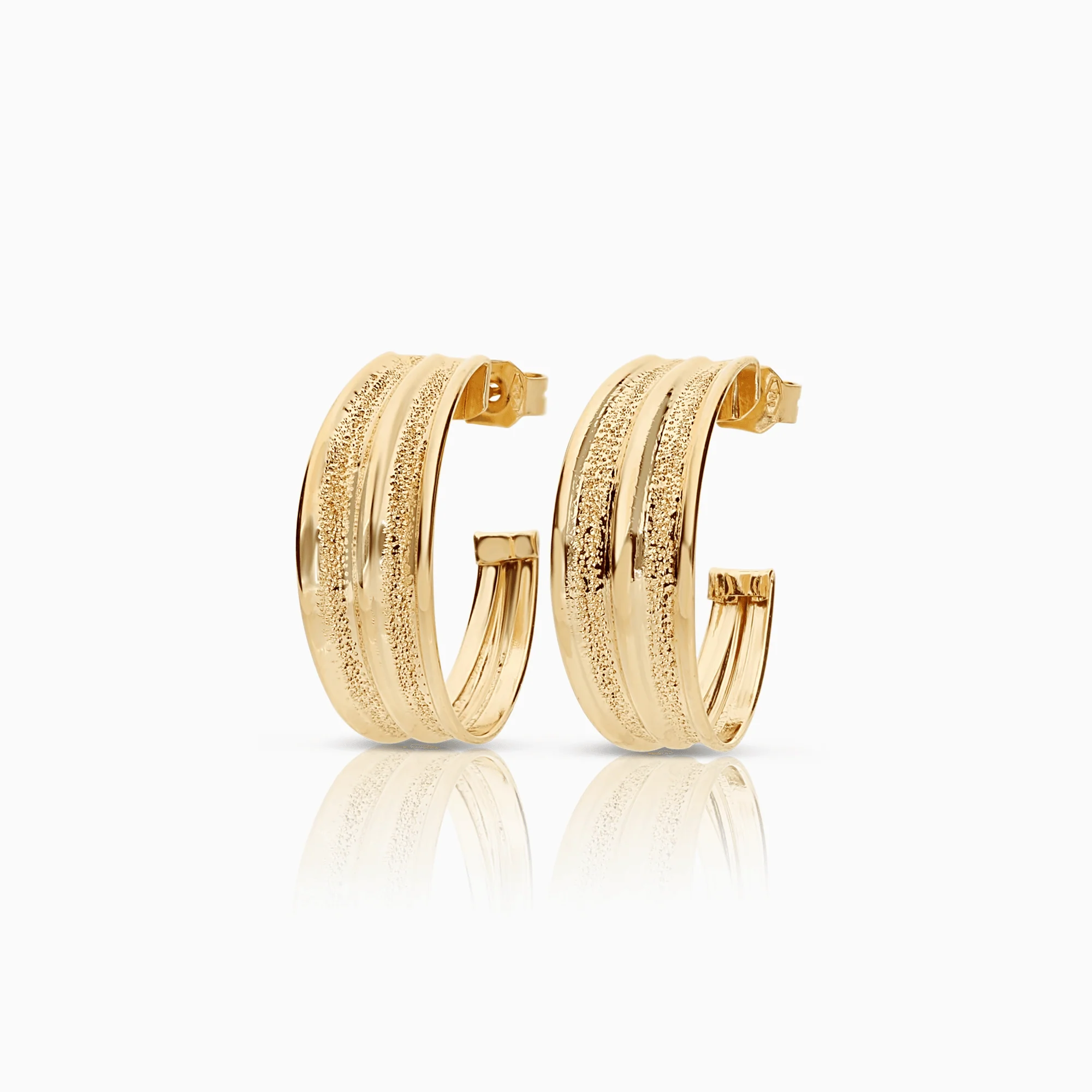 Earrings 2.14g 18K Gold