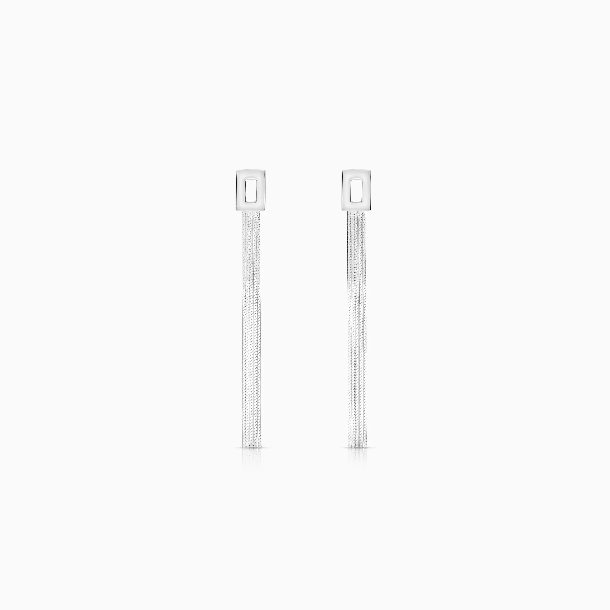 Earrings 6.26g 18K white gold