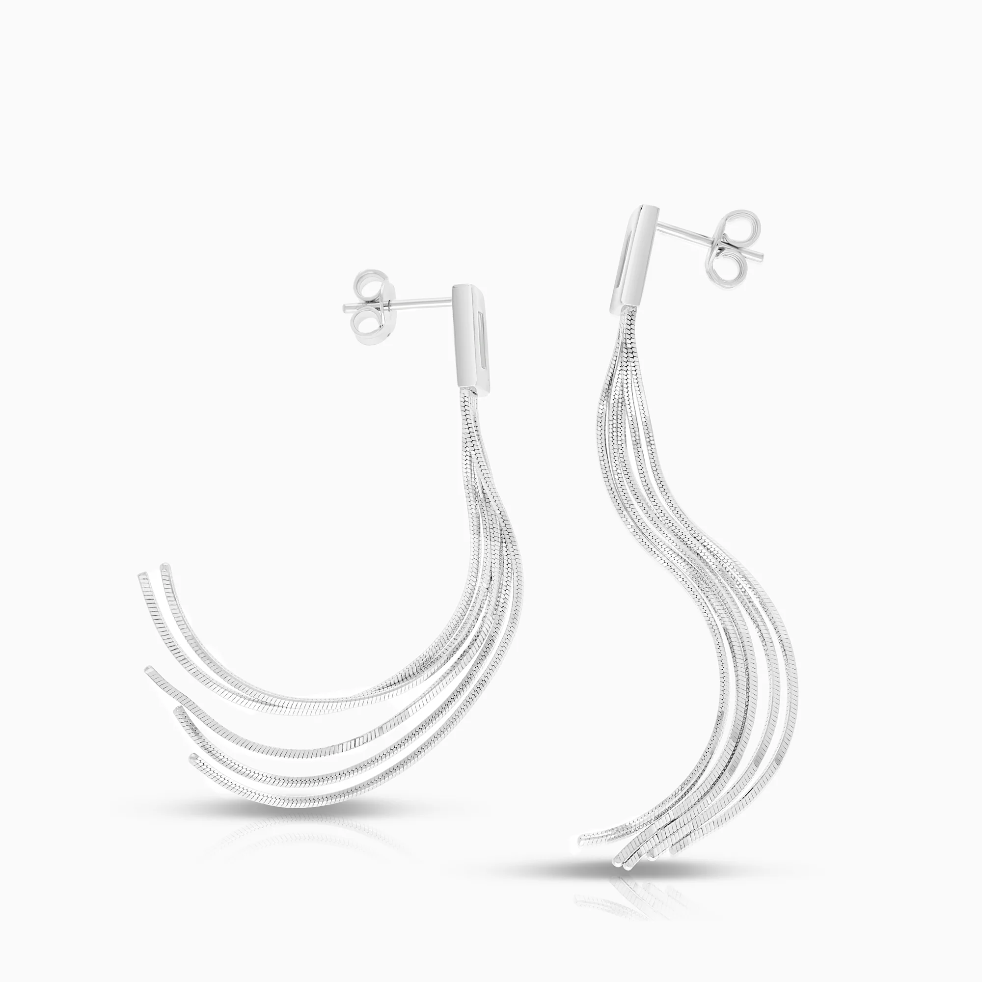 Earrings 6.26g 18K white gold - Image 2