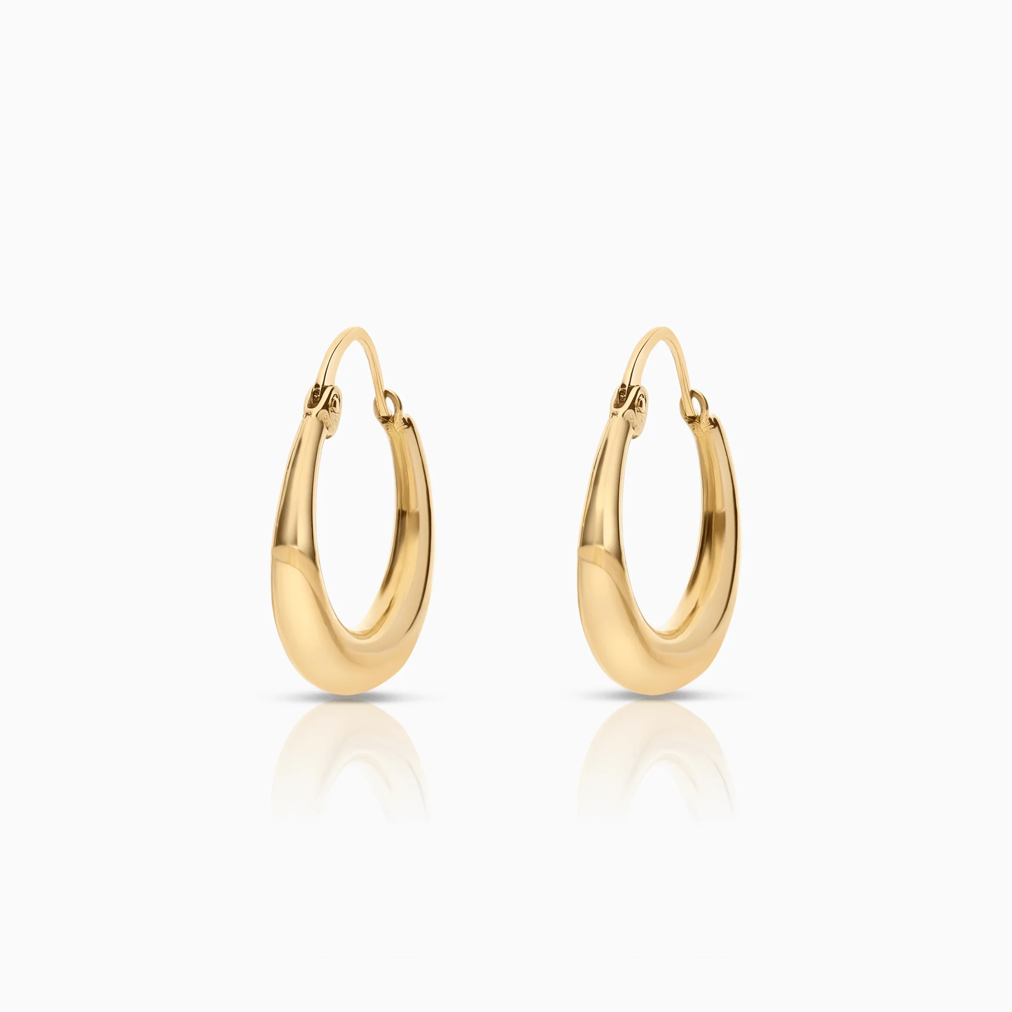 Hoop earrings 1.88g 18K gold