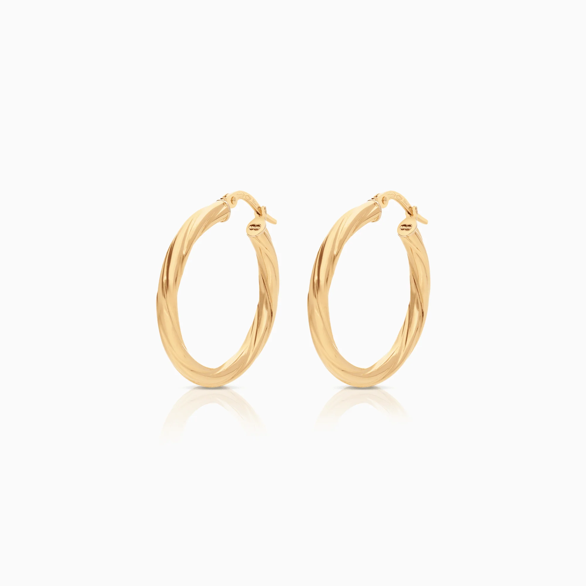Earrings hoops 2.87g 18K gold